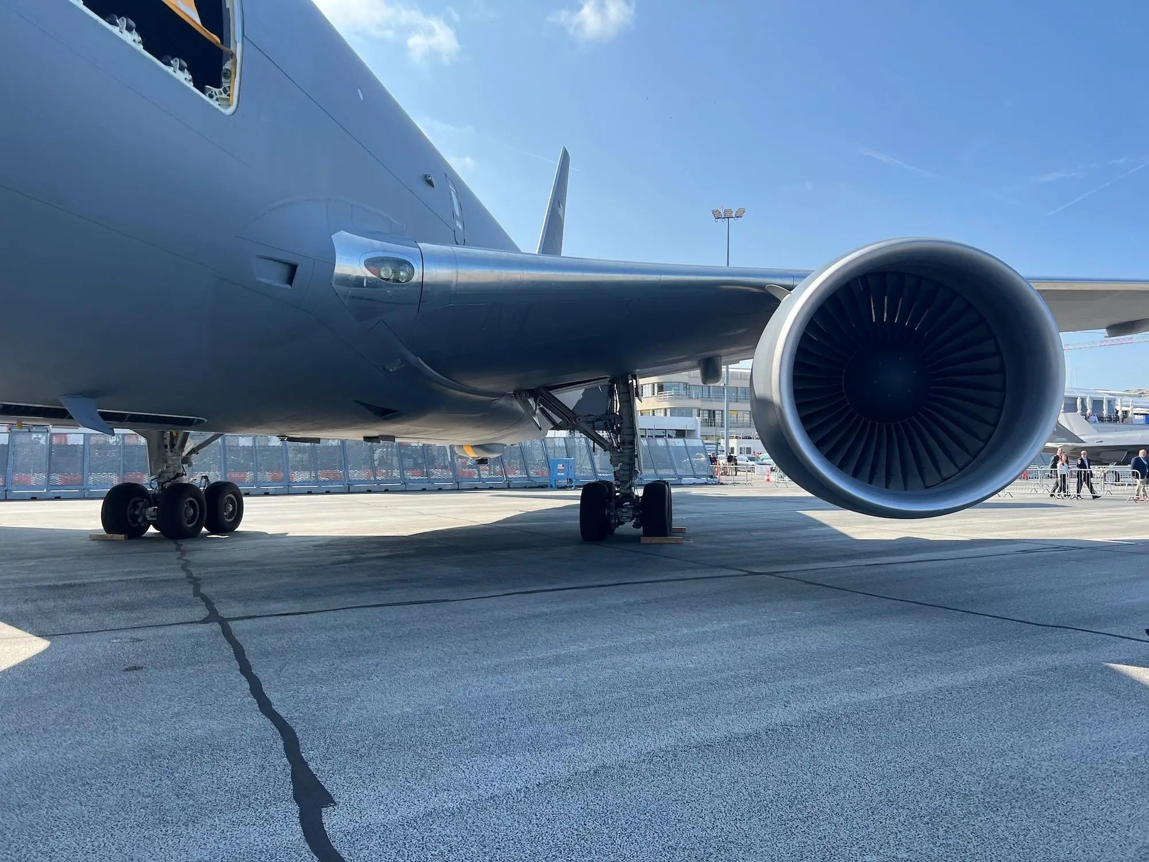 The engine of the KC-46.