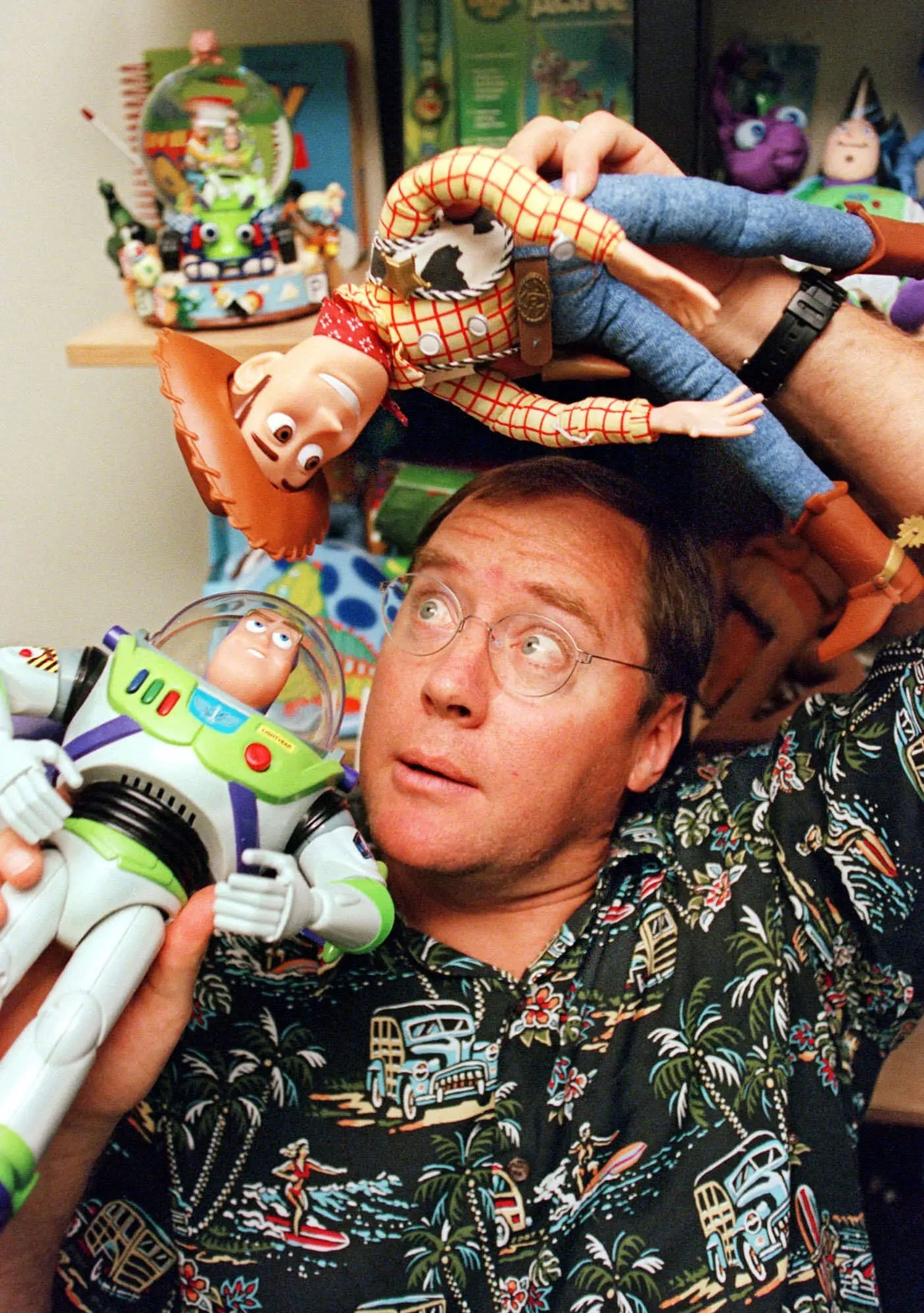 John Lasseter, antiguo director de operaciones de Pixar. 