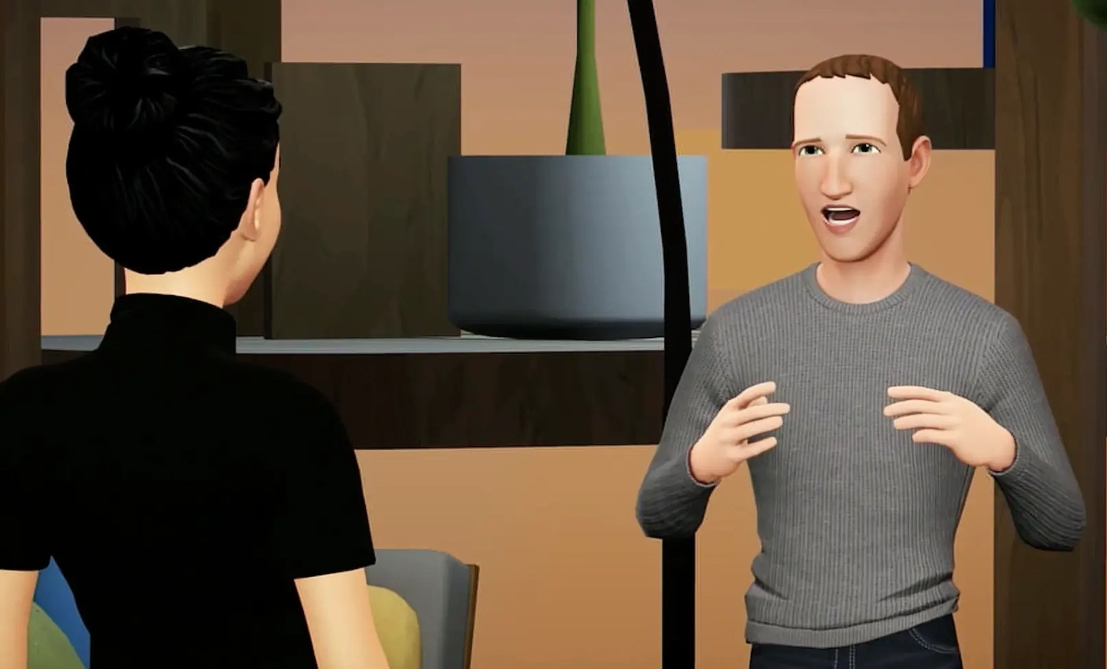 El avatar en el metaverso de Mark Zuckerberg, CEO de Meta.