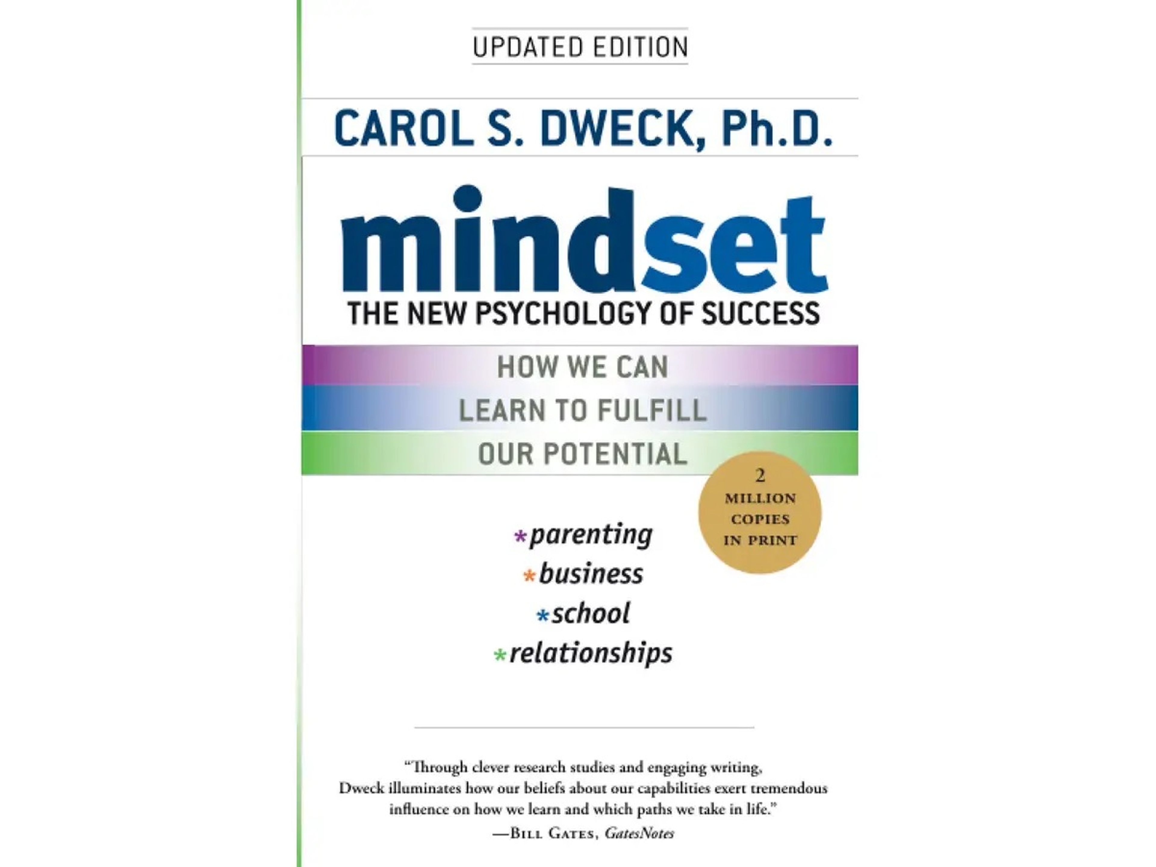 Mindset: La actitud del éxito, de Carol Dweck.