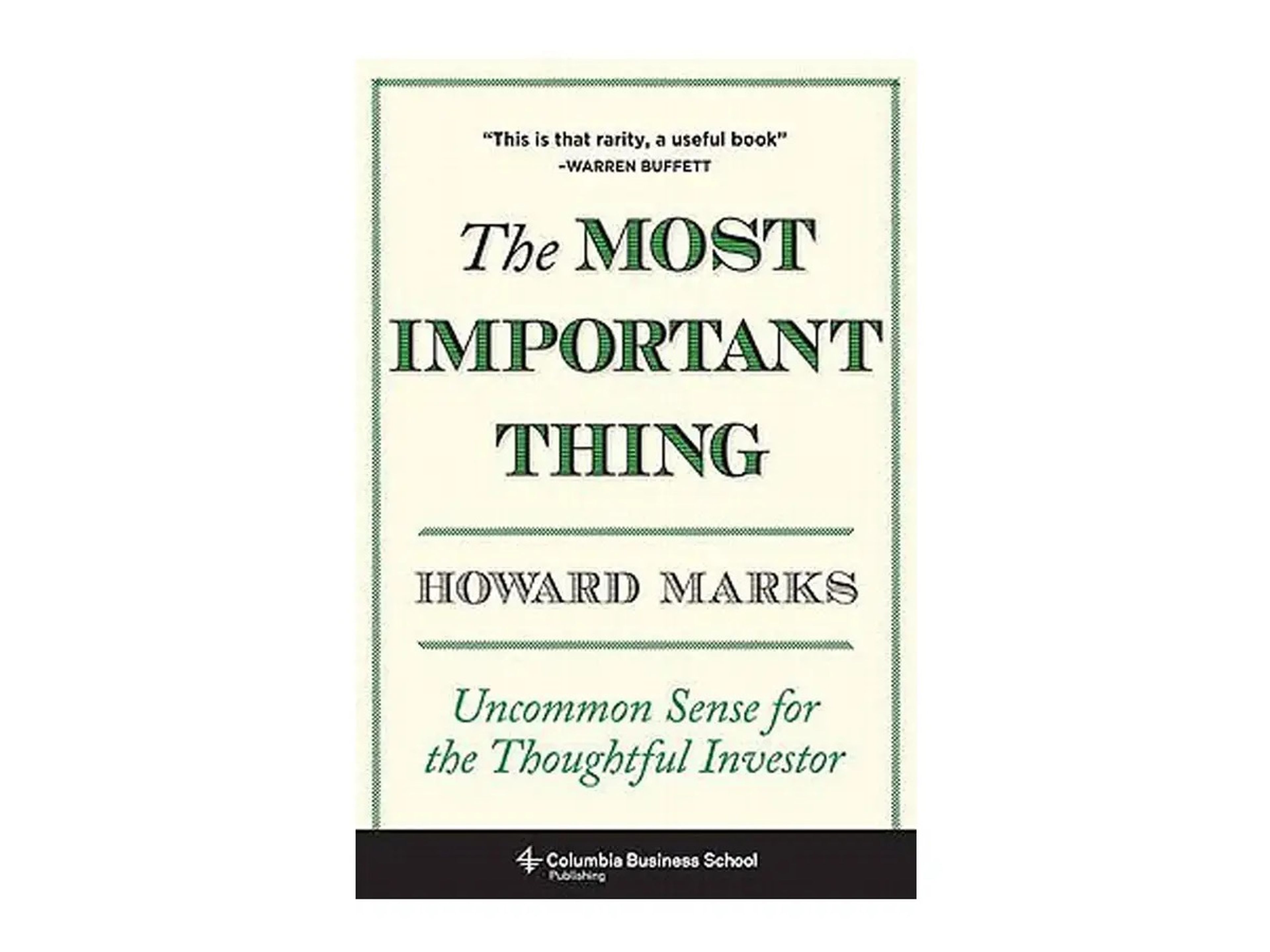 Lo más importante, de Howard Marks.