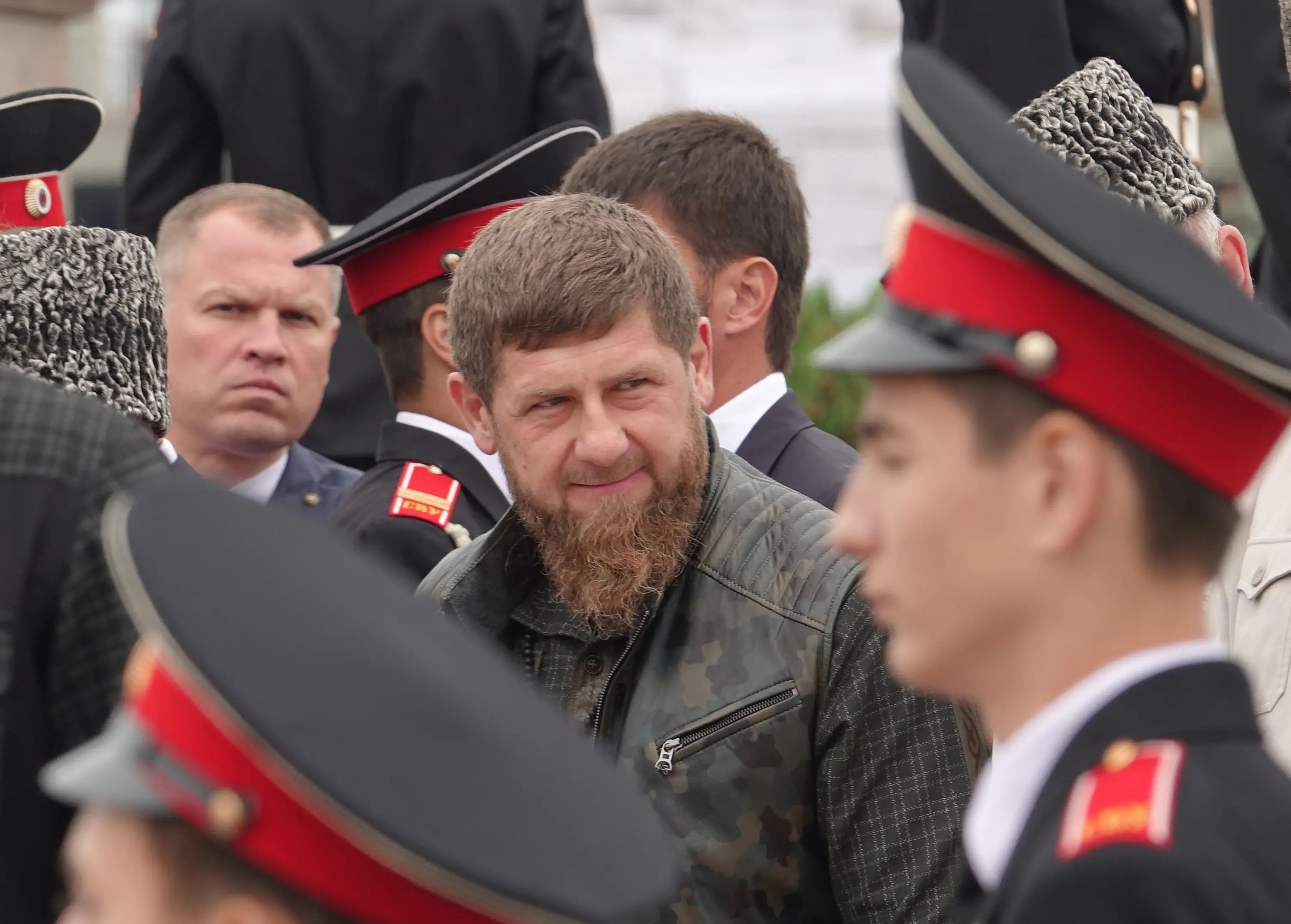 Ramzan Kadyrov, jefe de la república rusa de Chechenia. 
