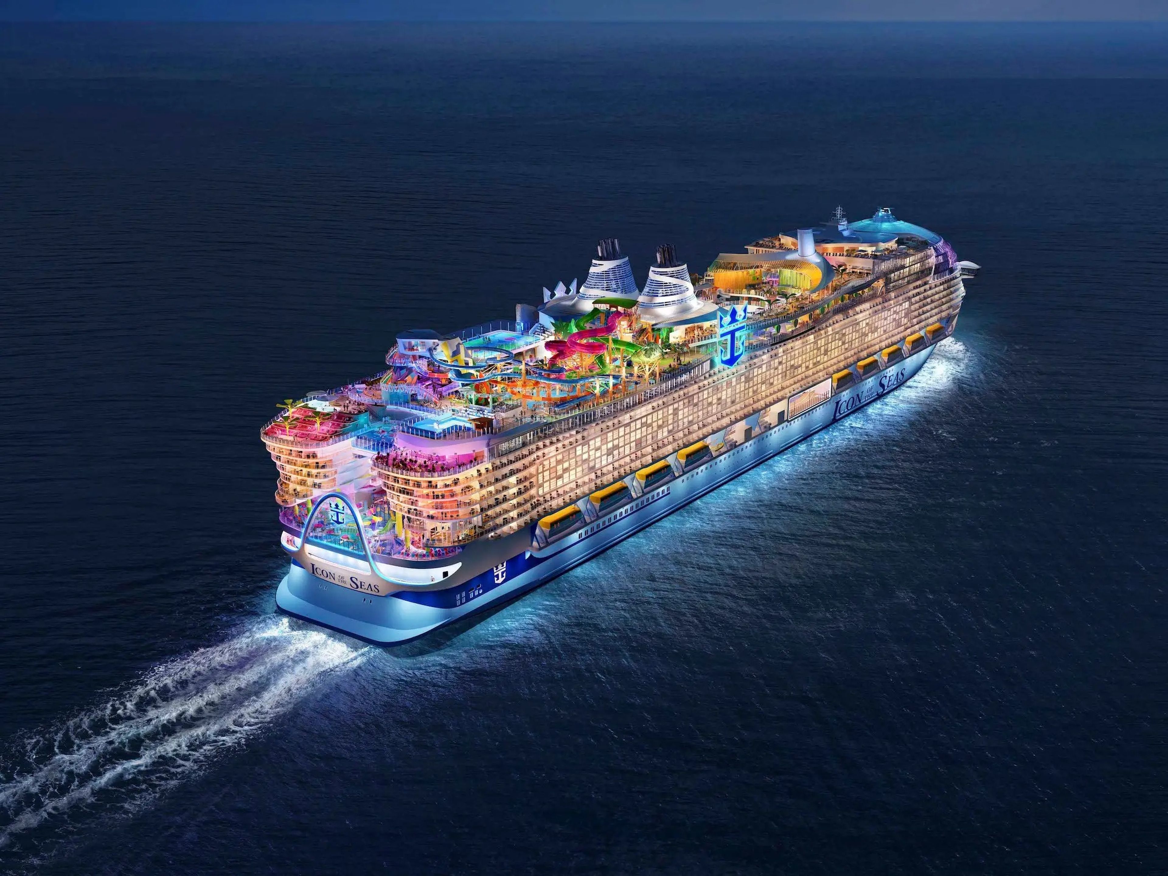 Está previsto que el Icon of the Seas de Royal Caribbean zarpe en enero.