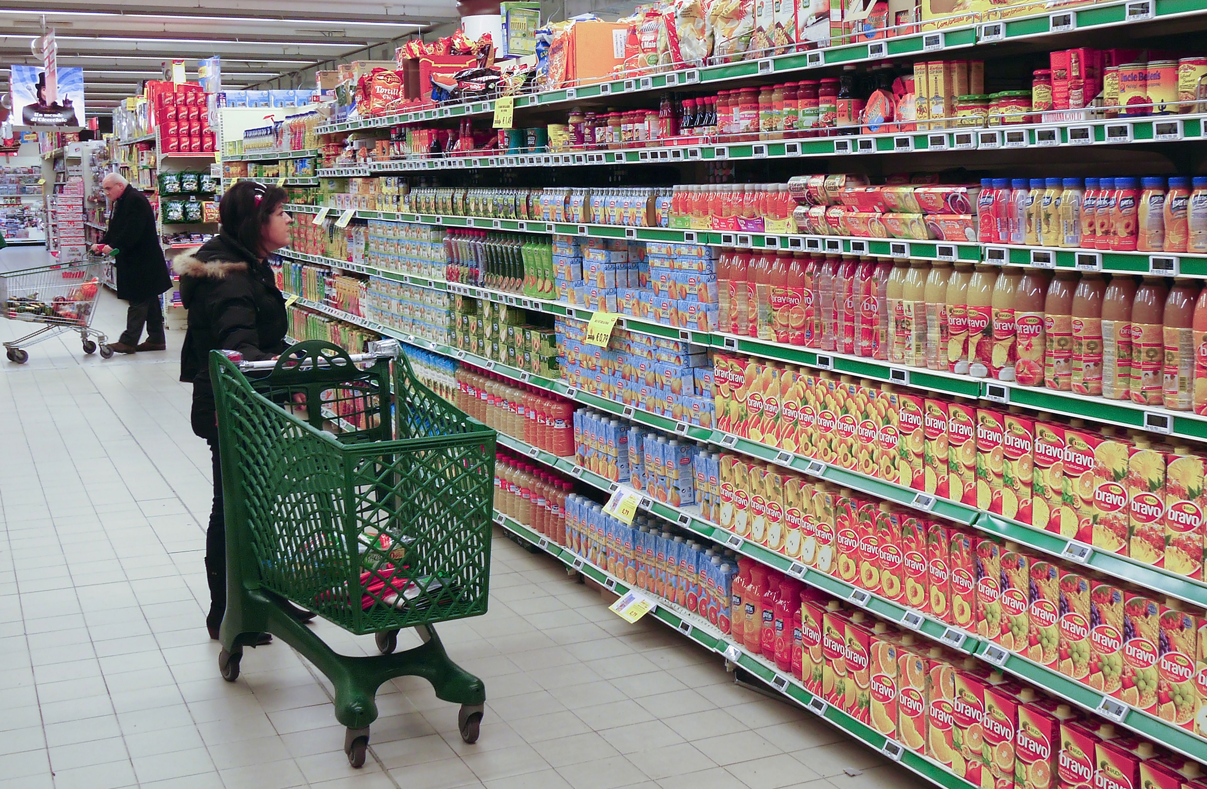 Supermercado, precios, inflación IPC