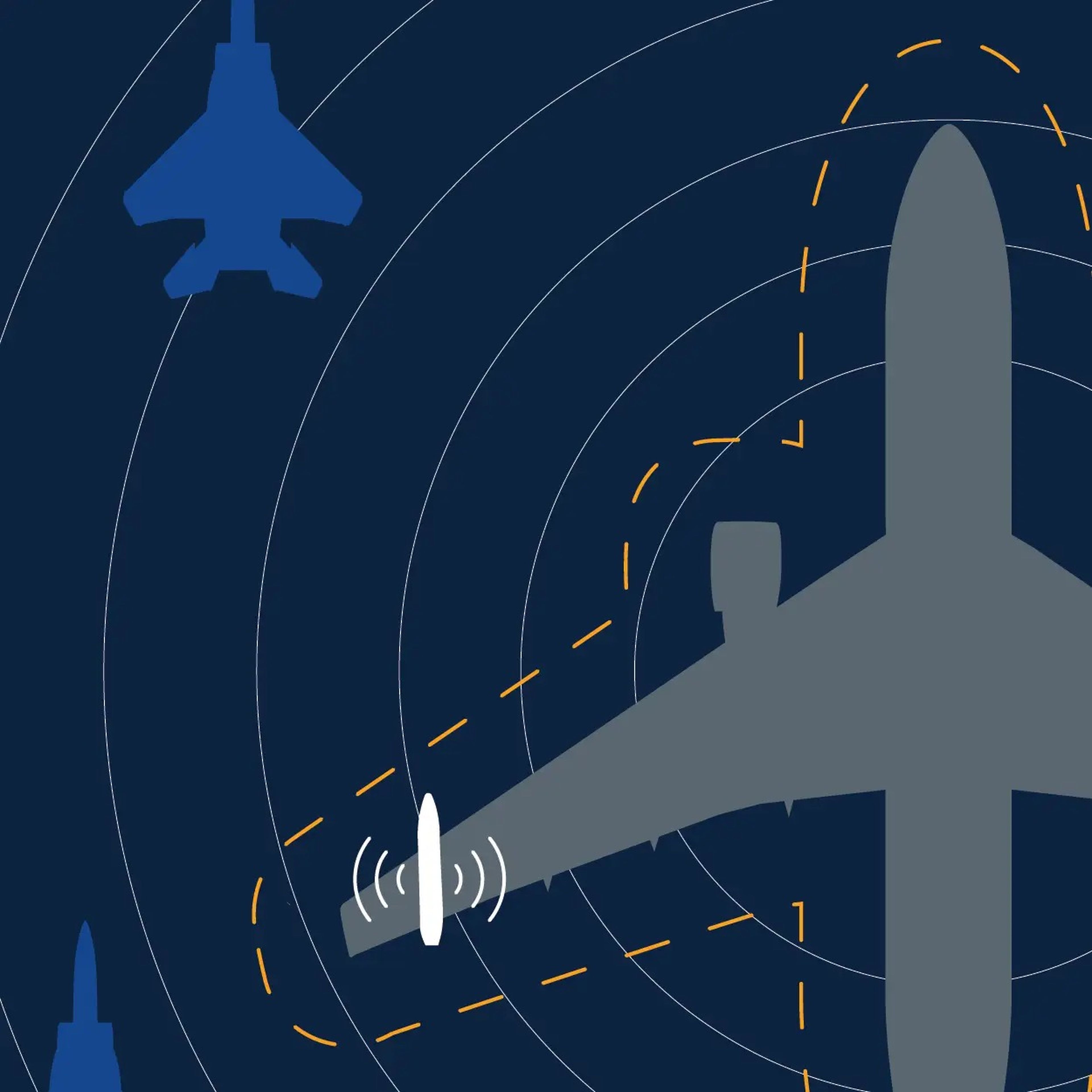 Threat protection graphic on the KC-46.