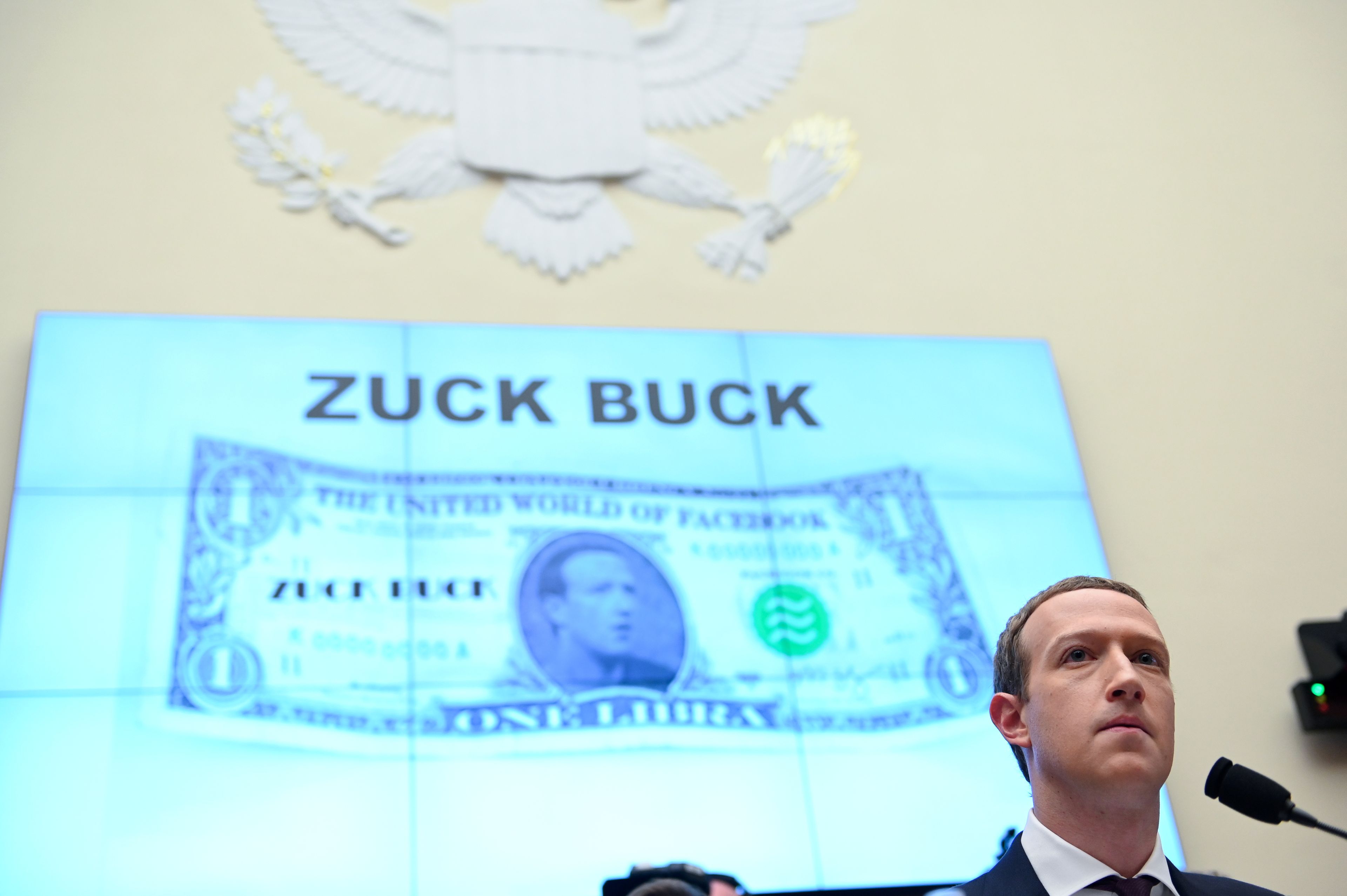 Zuckerberg, imagen de billete de dólar con su cara