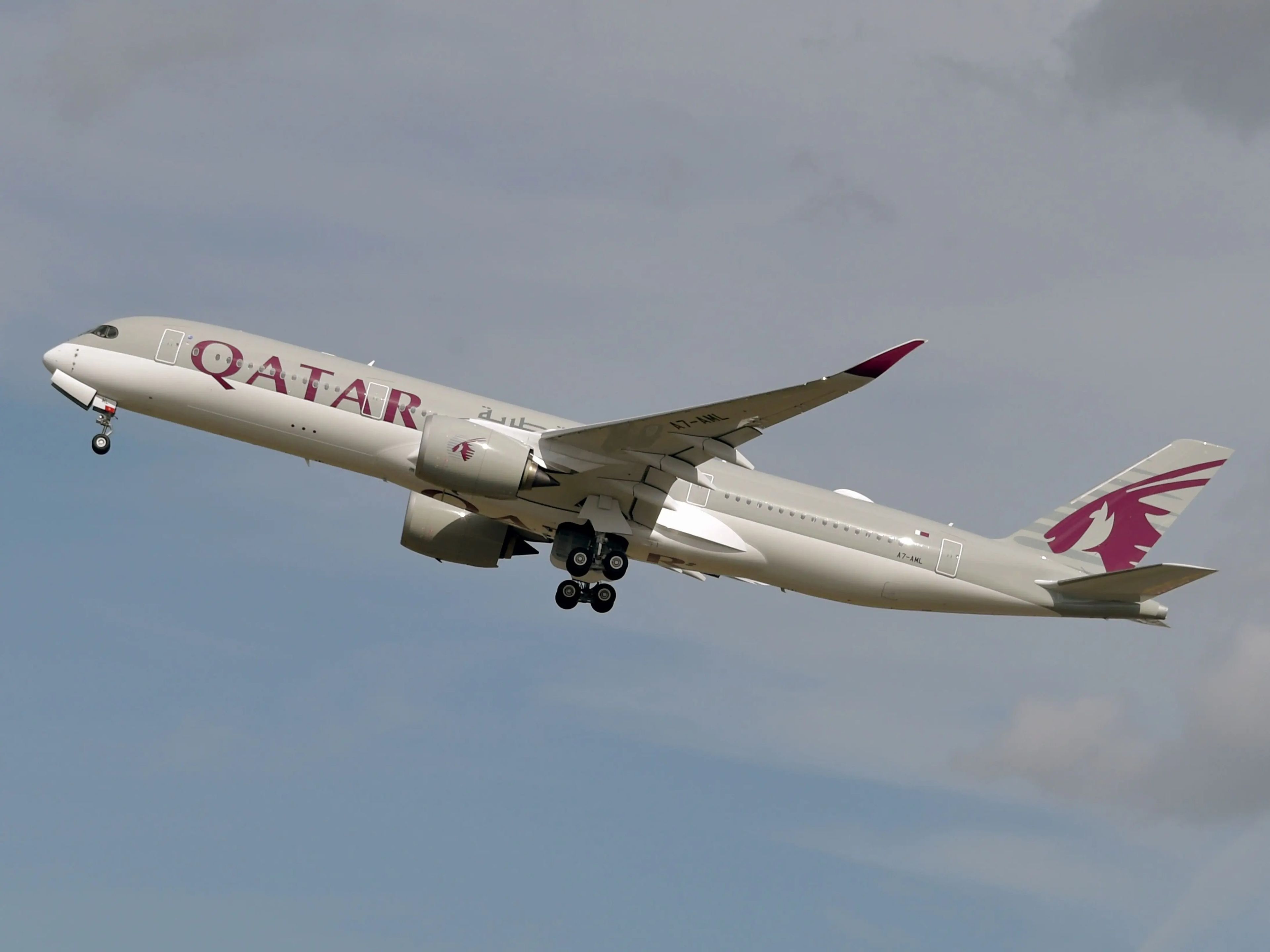 Un A350 de Qatar Airways