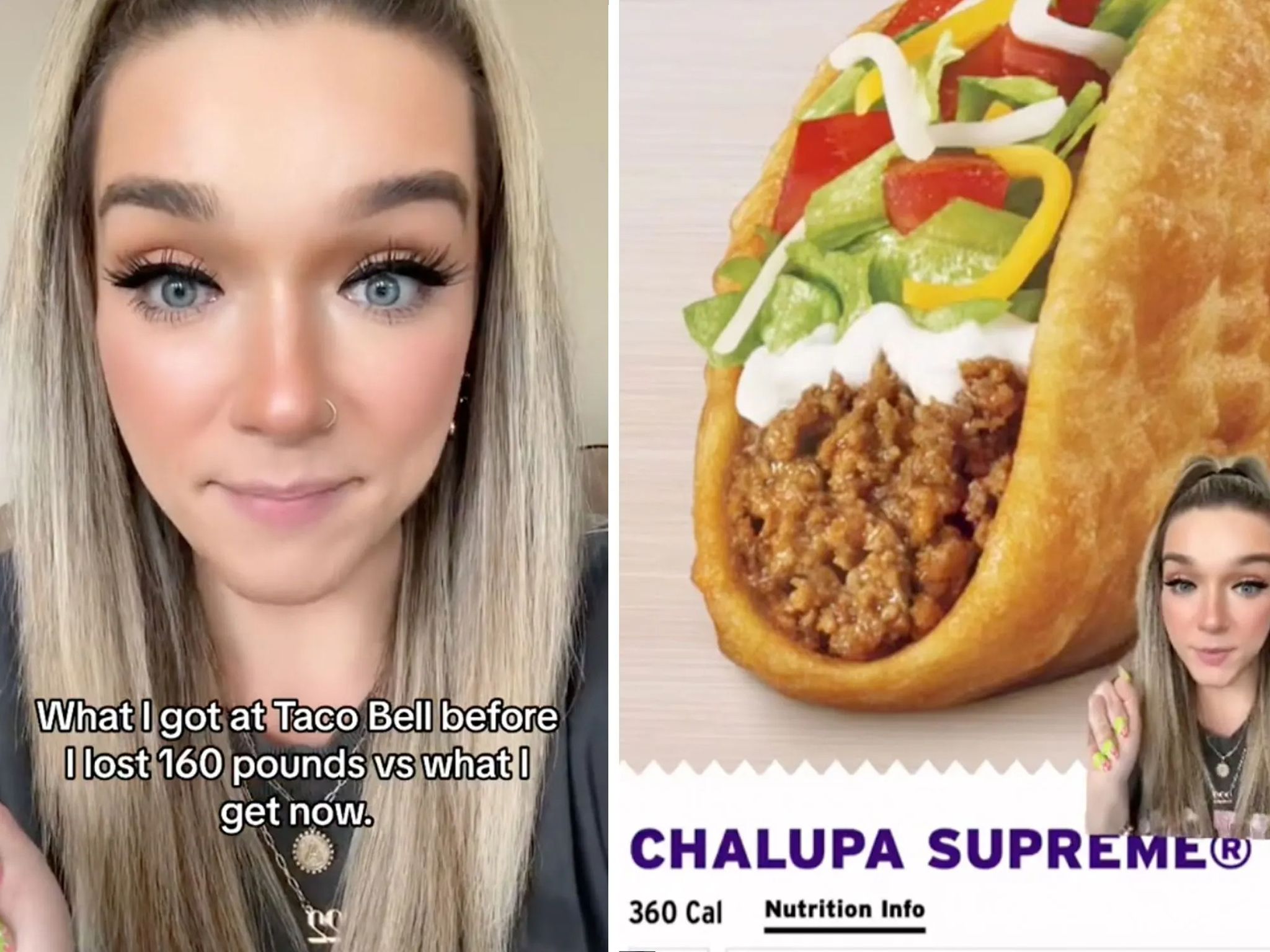 Una Mujer Comparte Lo Que Comía En Taco Bell Y Lo Que Pide Tras Perder Más De 70 Kilos