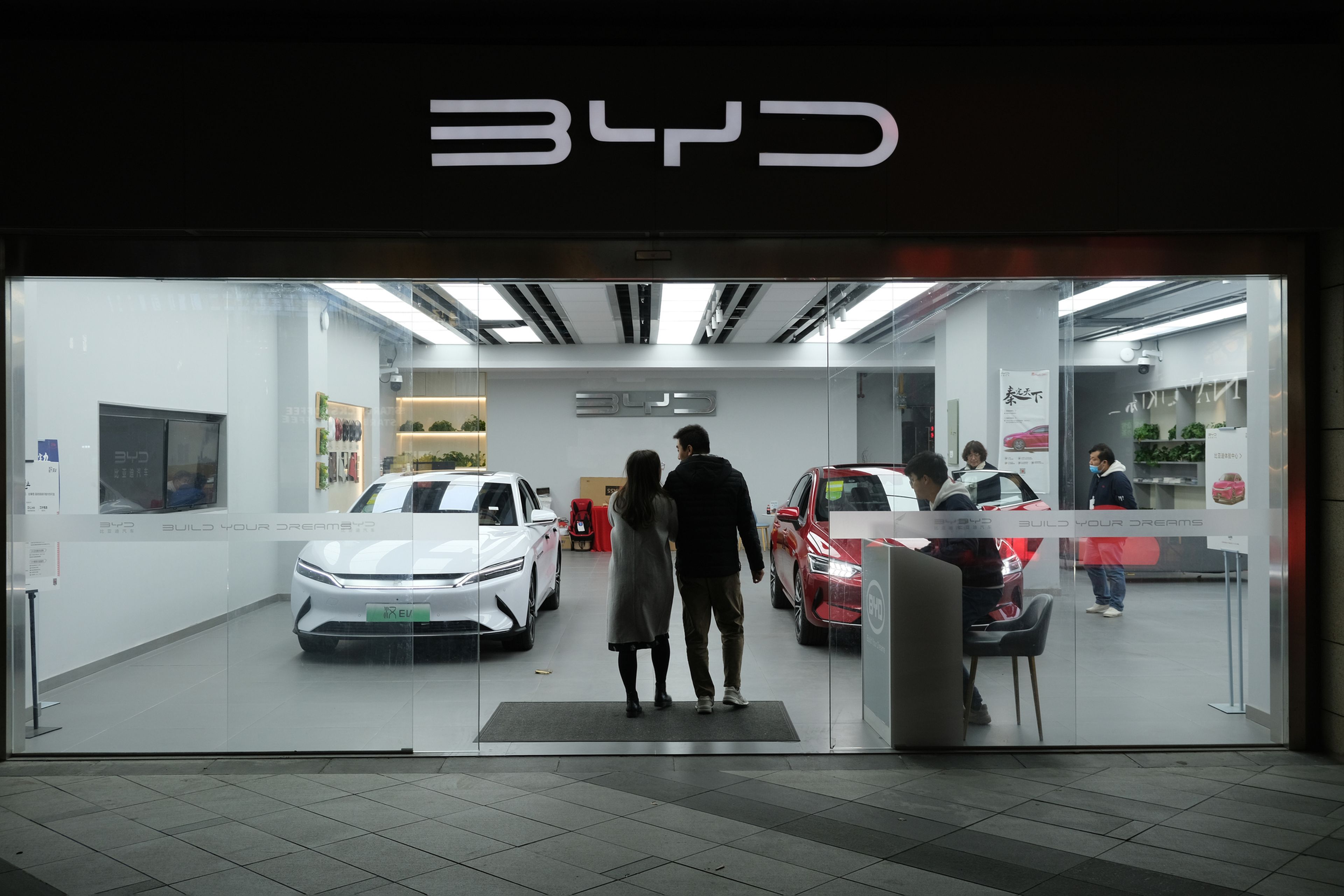 BYD marca vehículos eléctricos china