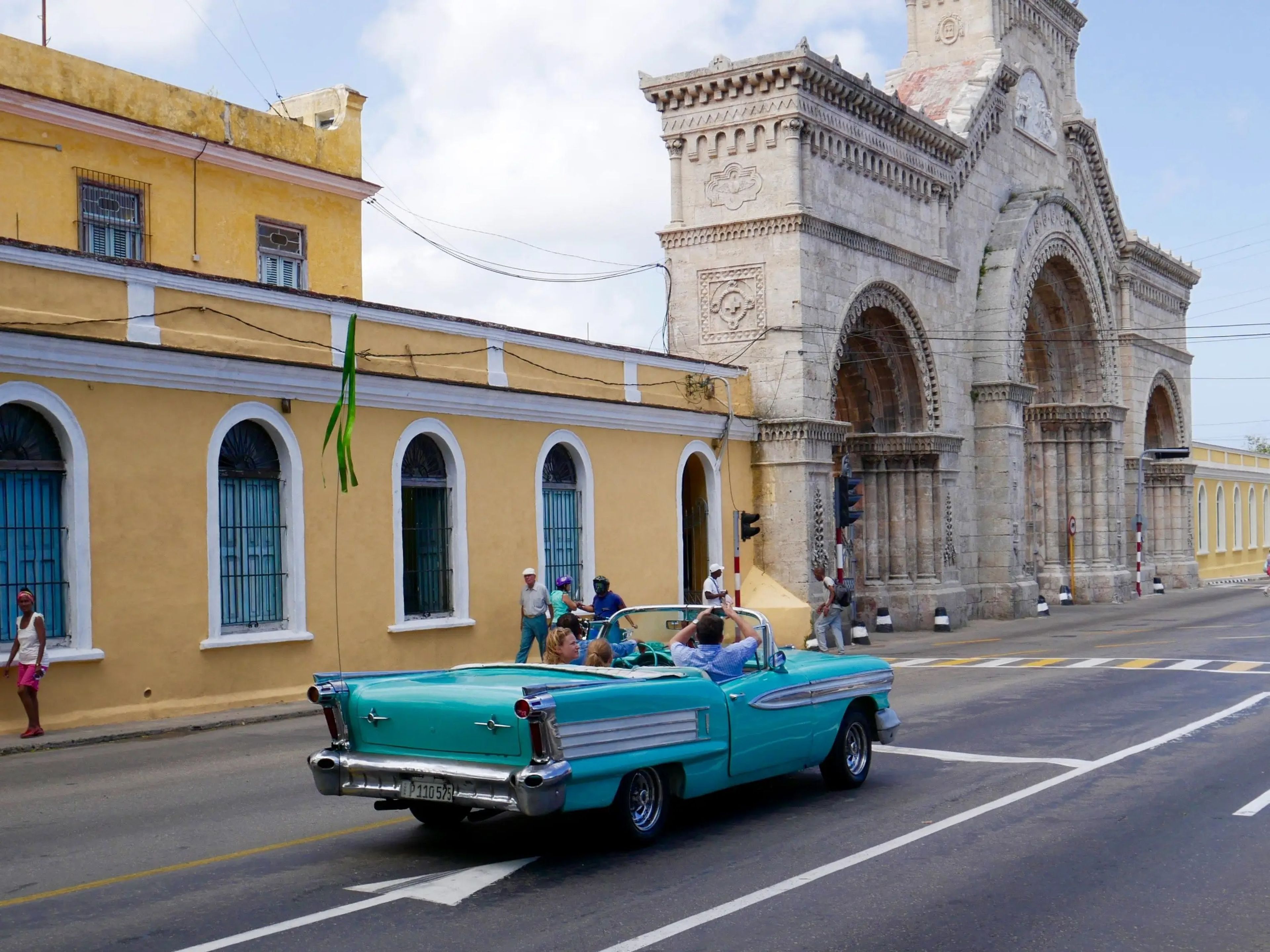 A car in Havana, Cuba.
