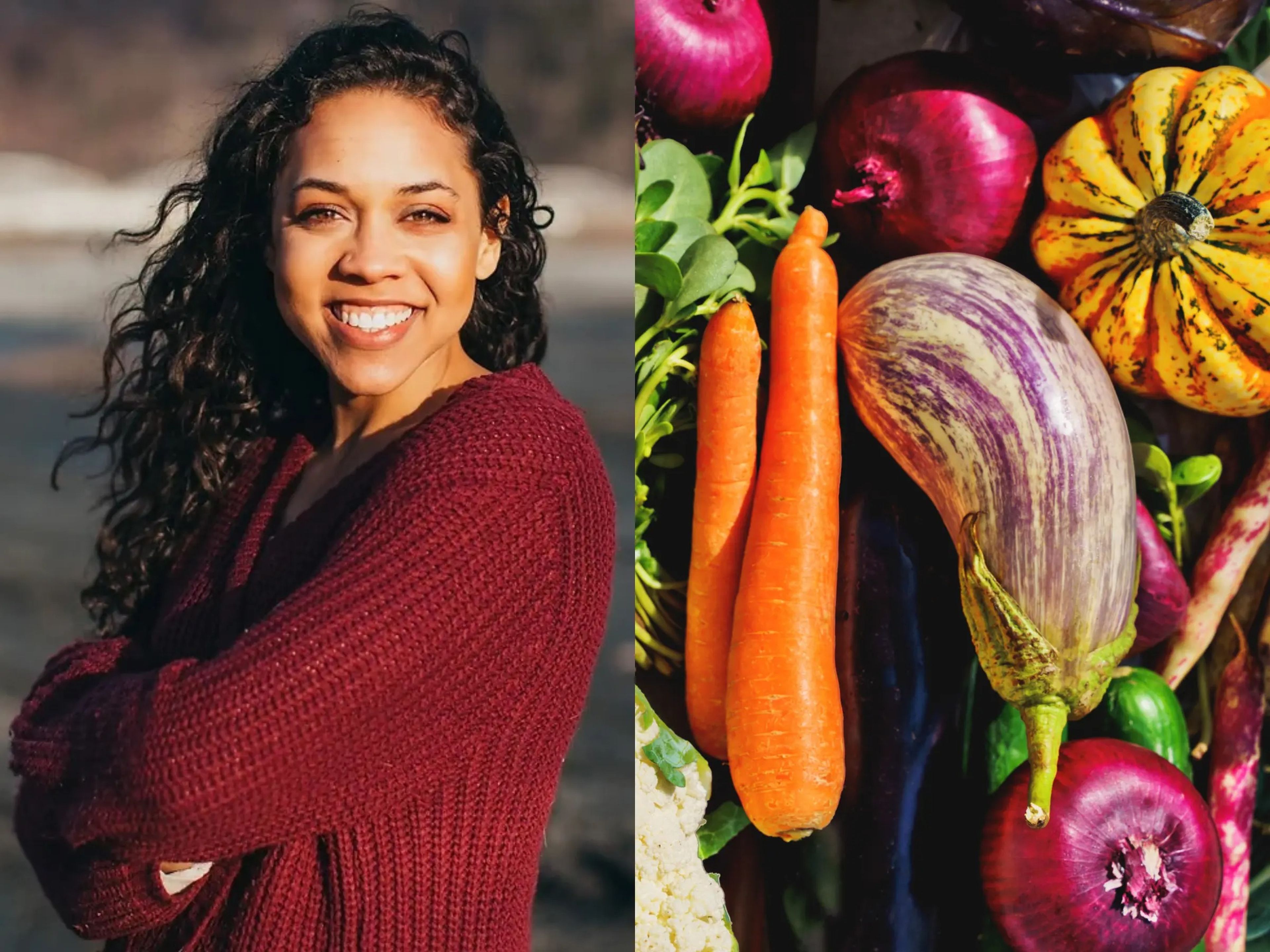Danielle Smith es dietista especializada en la dieta DASH, que incluye mucha fruta y verdura.