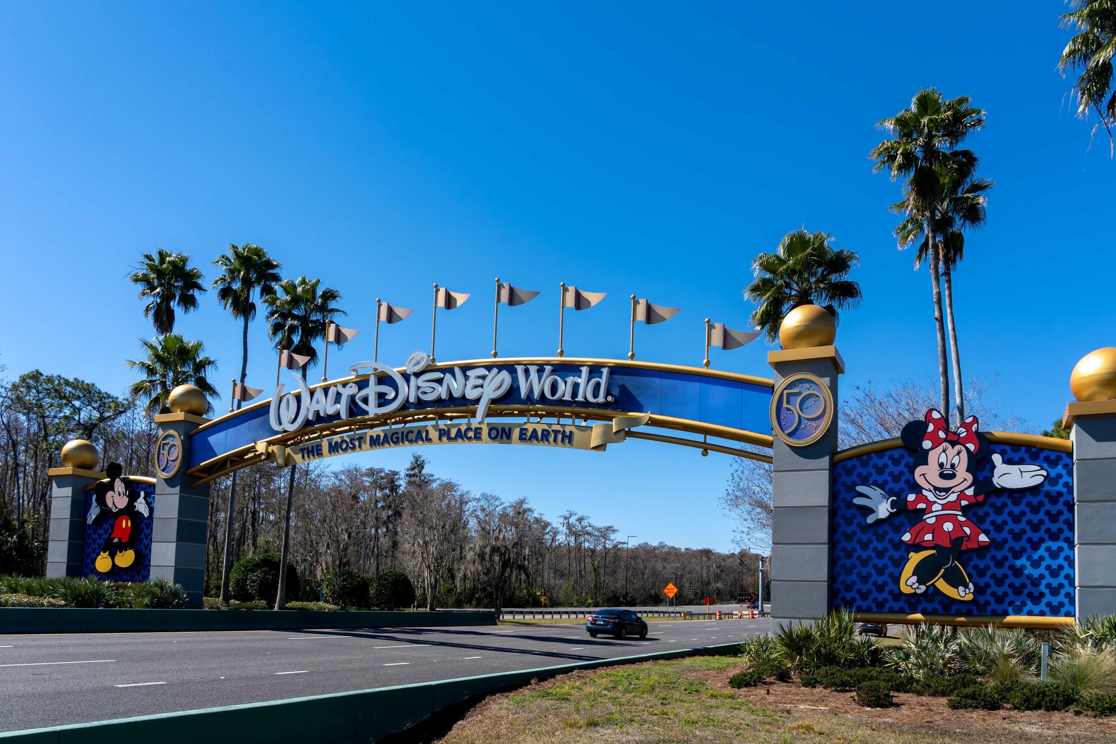 Entrada a Disney World en Orlando