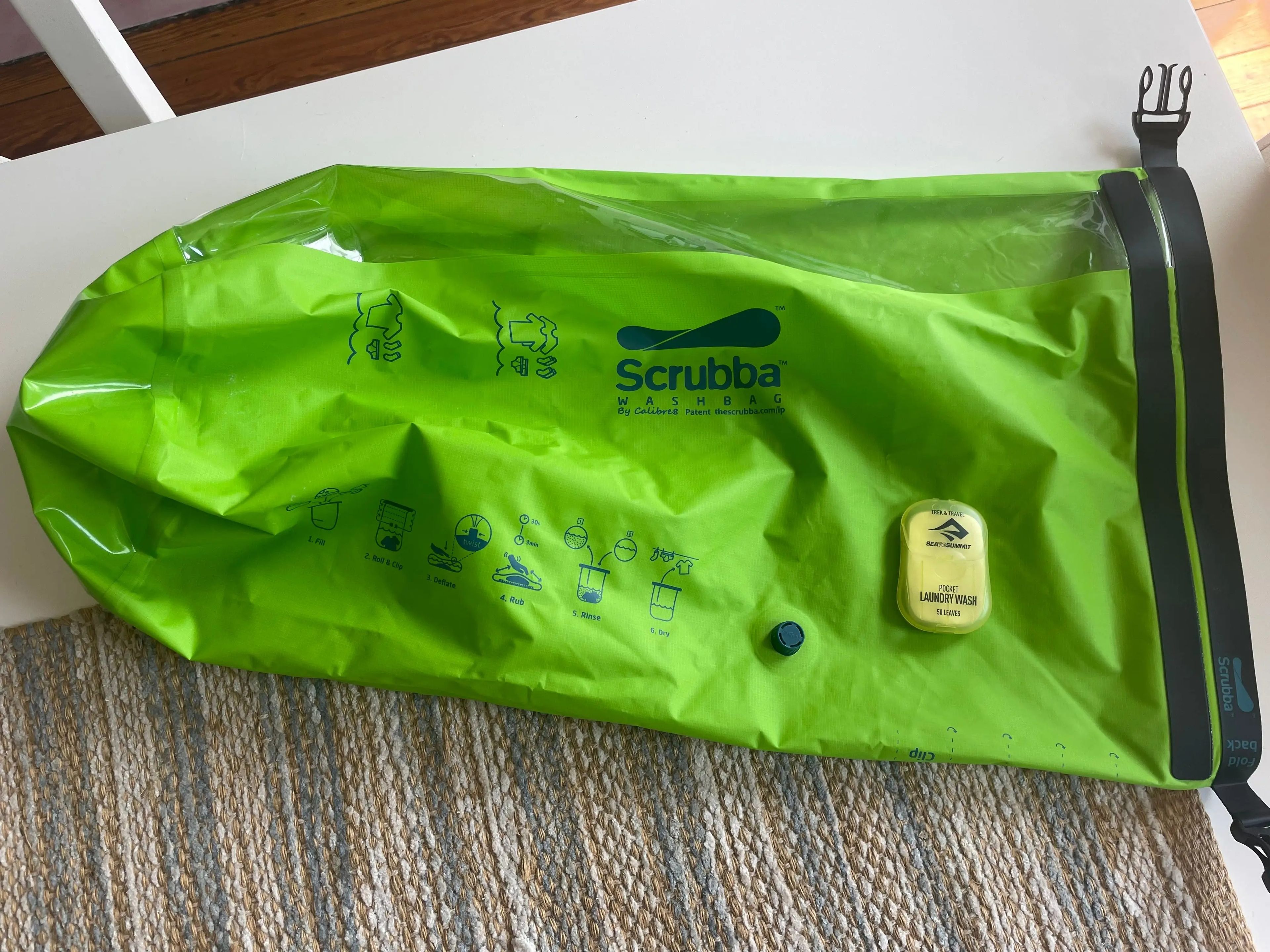 green scrubba laundry bag