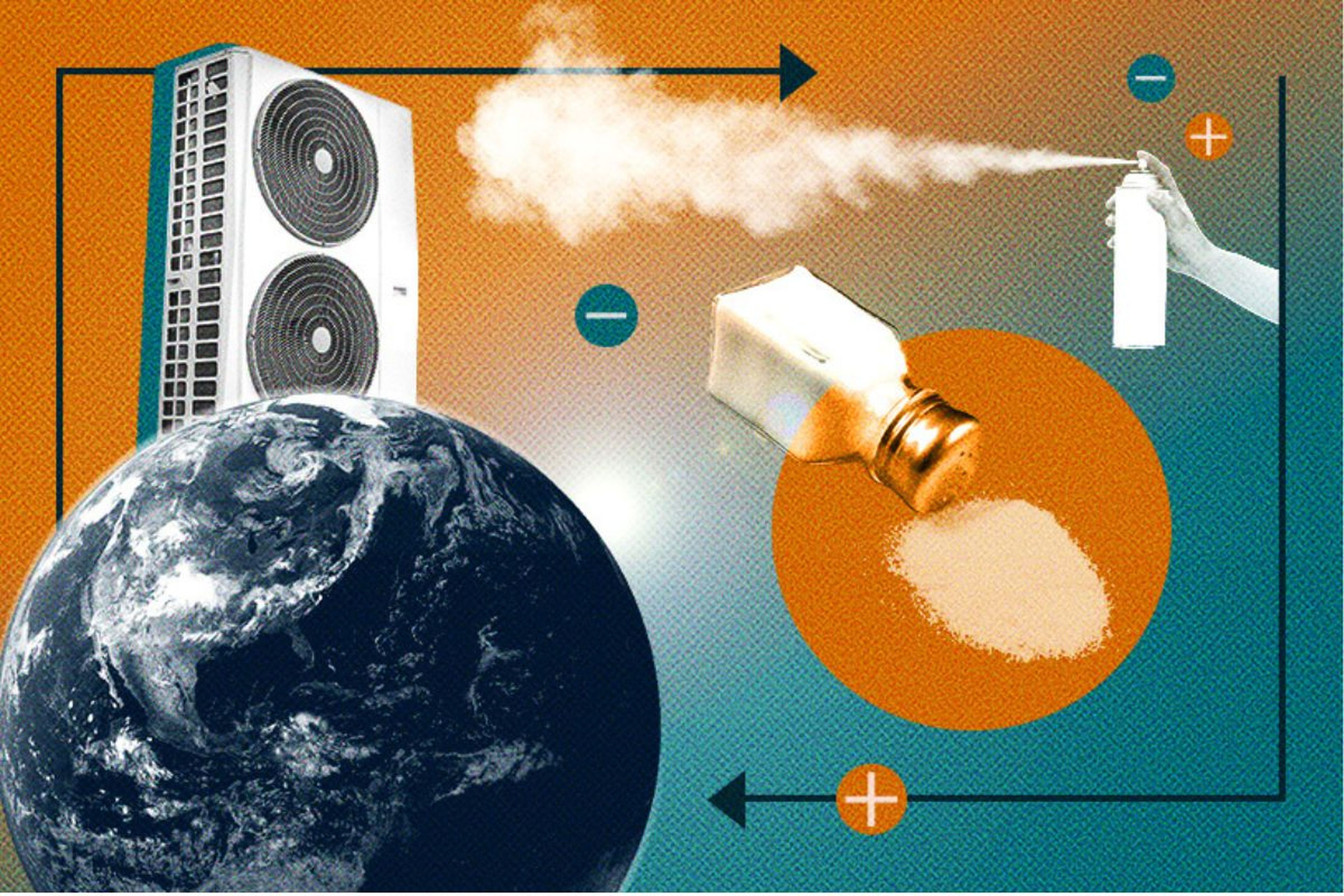 Ilustración que muestra cómo funciona el invento que puede hacer olvidar al aire acondicionado.