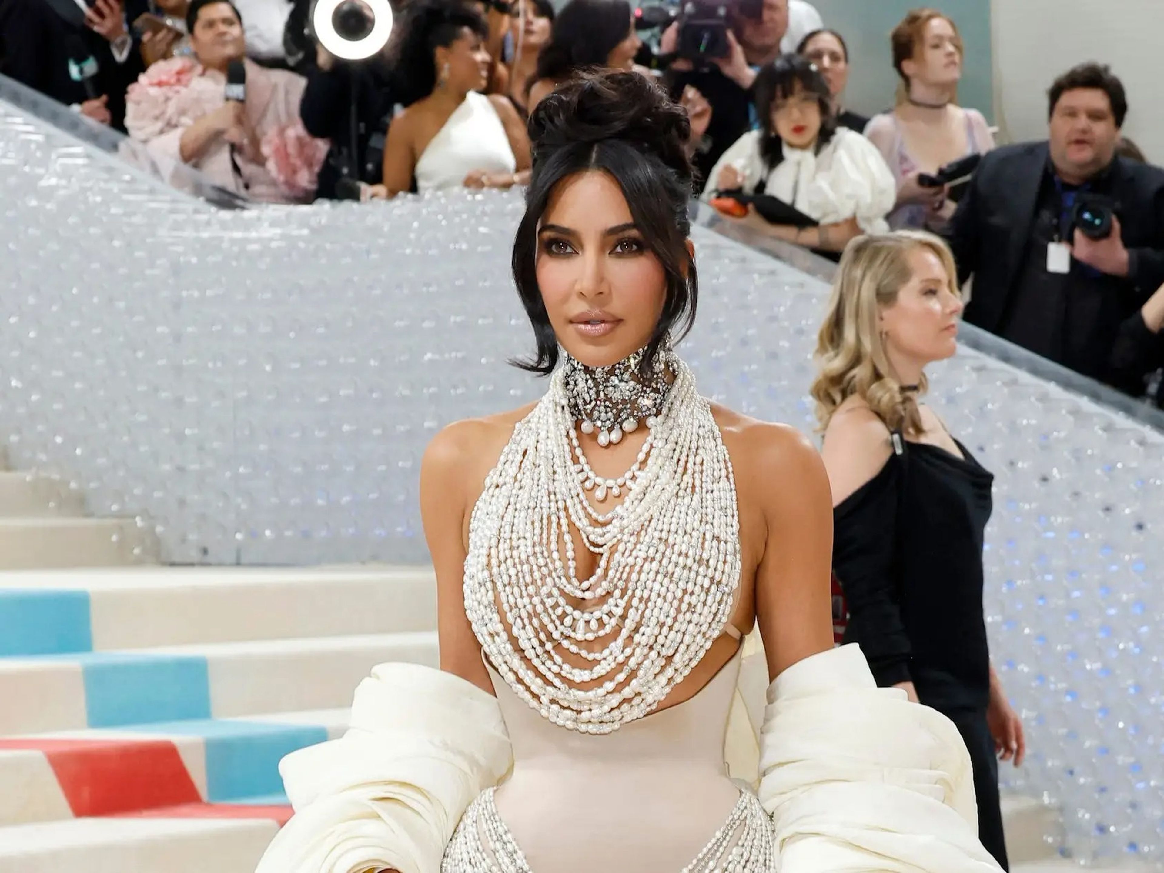 Kim Kardashian en la Met Gala de 2023.