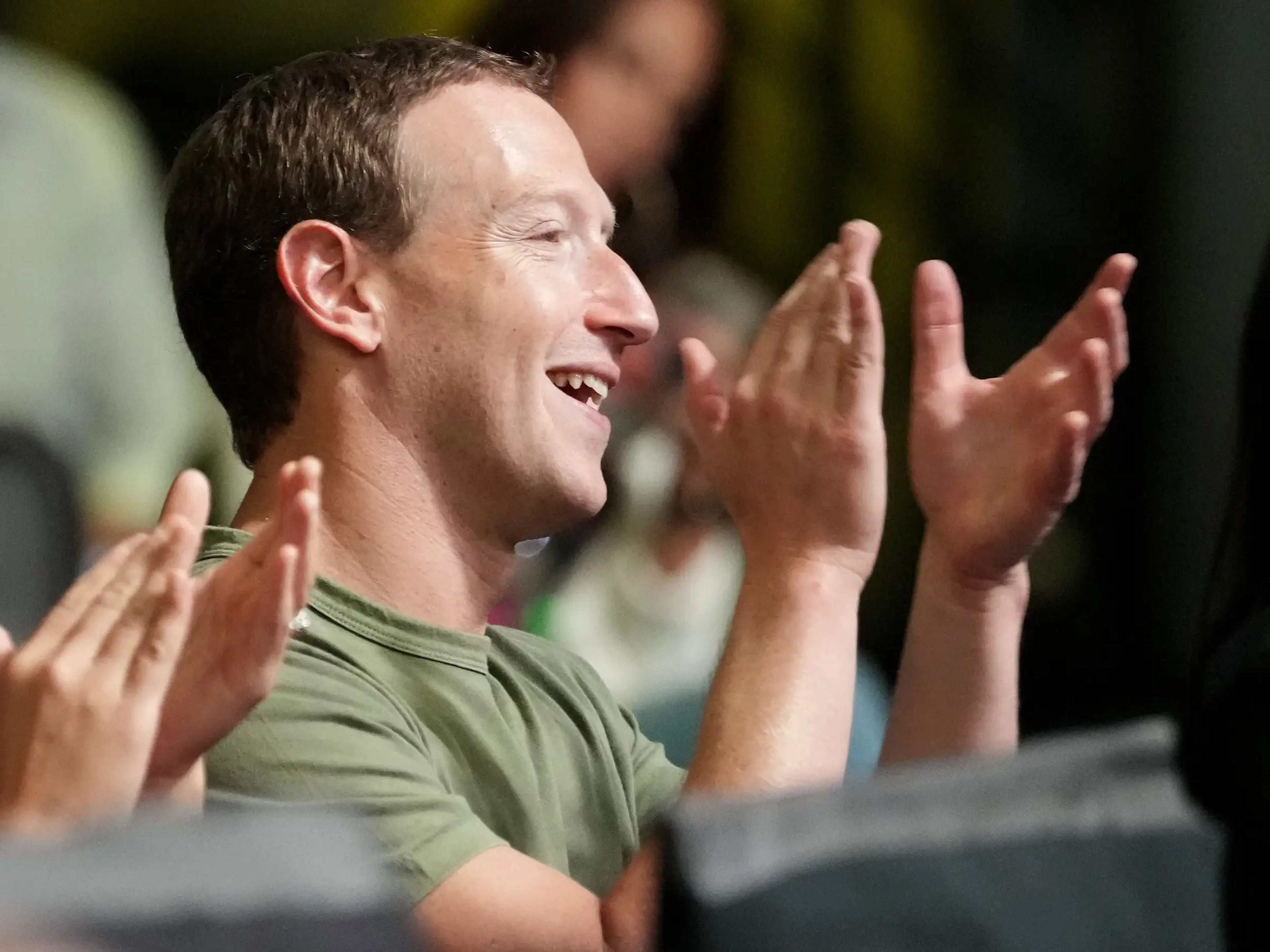 Mark Zuckerberg, CEO de meta (la matriz de Facebook, Instagram y WhatsApp).