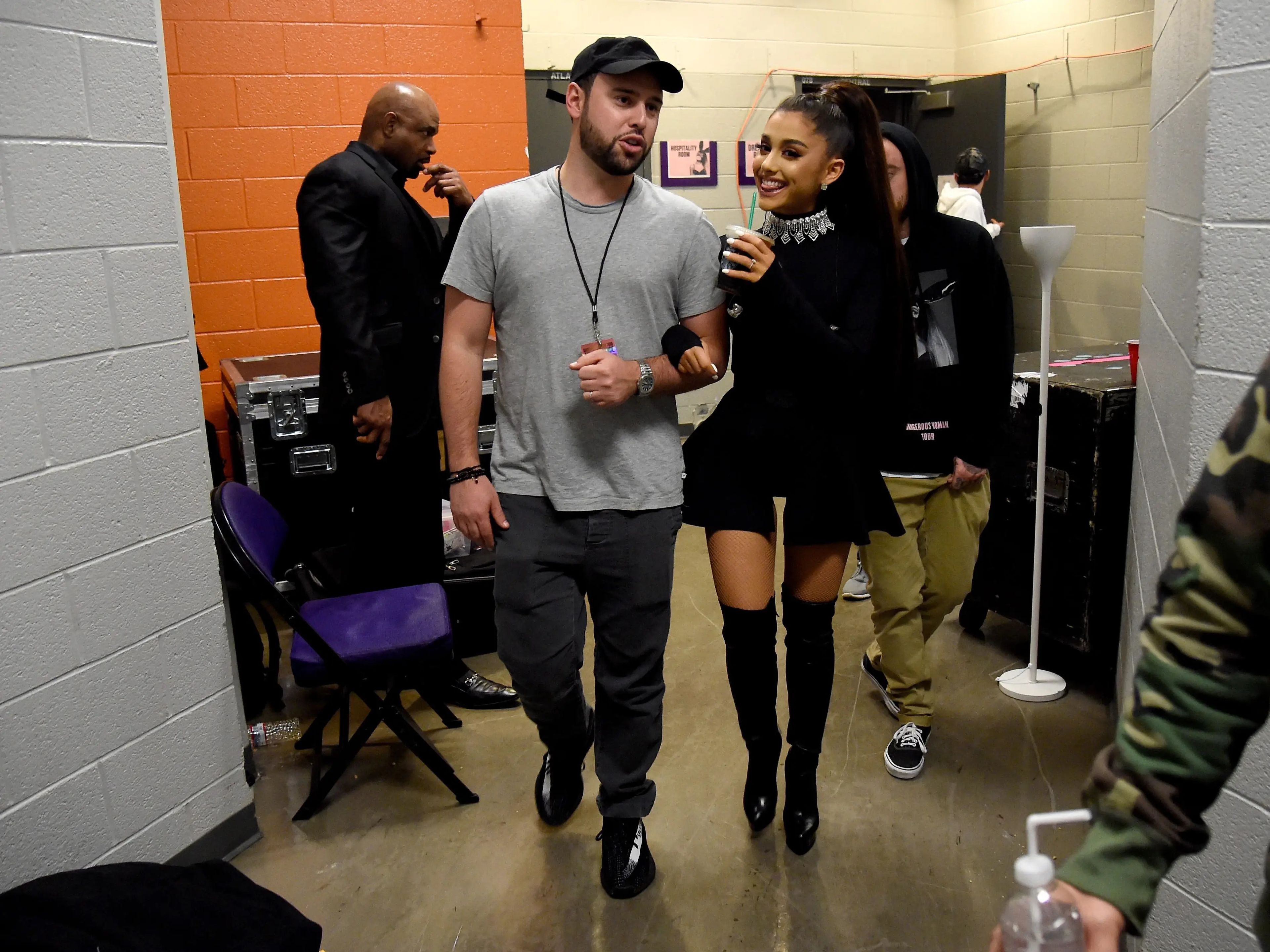 Braun es el mánager de Ariana Grande desde 2013.