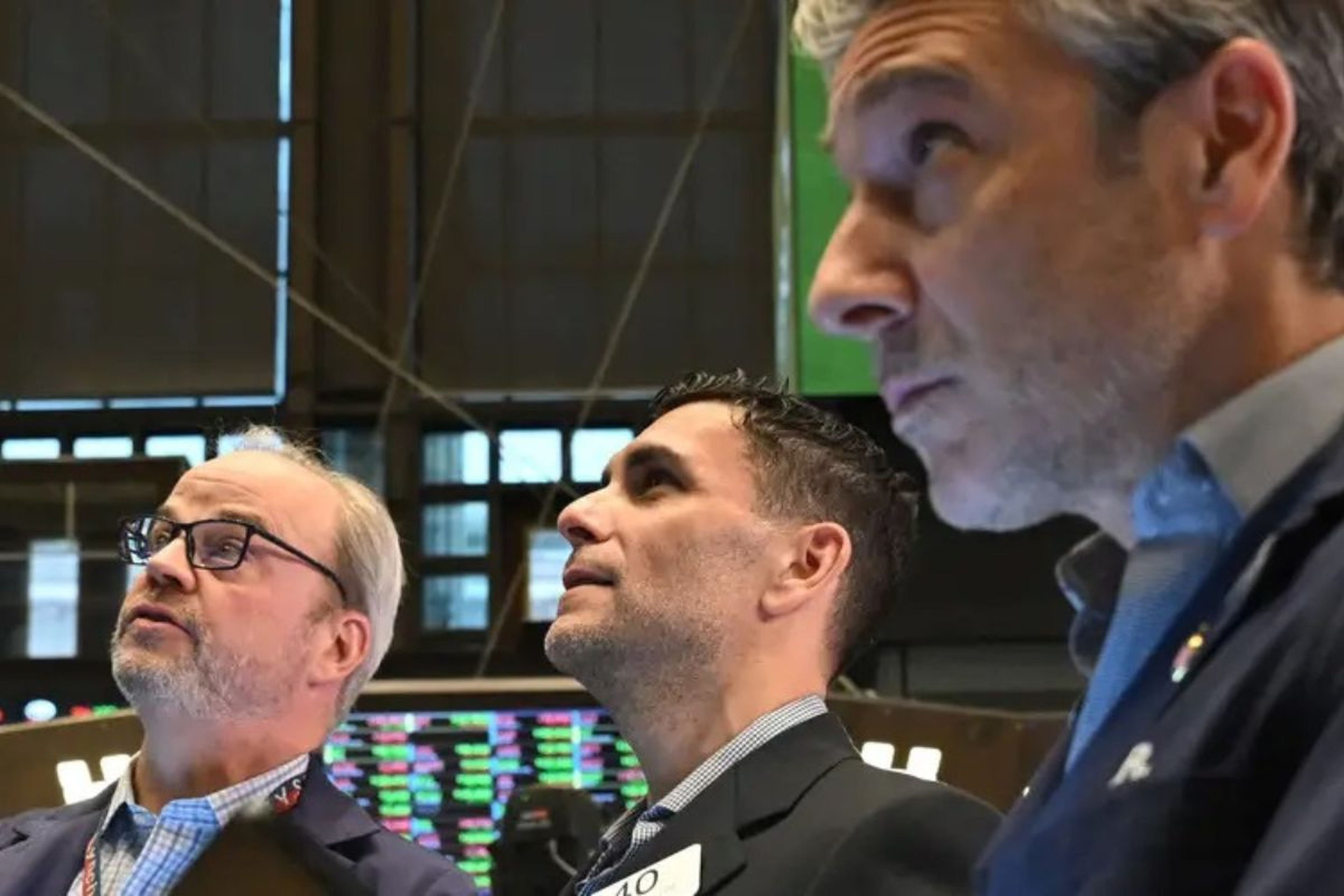 'Traders' en la Bolsa de Nueva York.