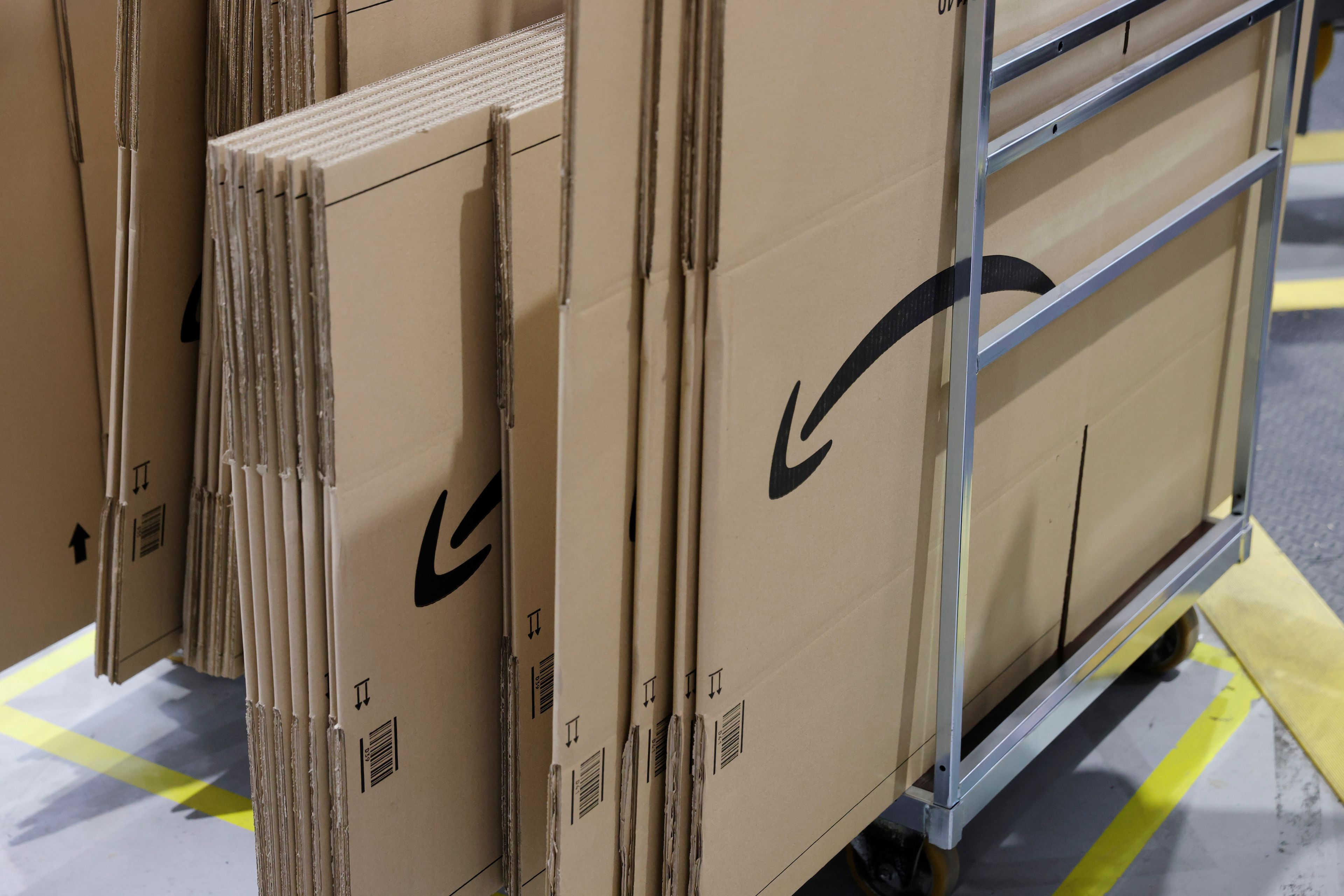 Unas cajas de Amazon