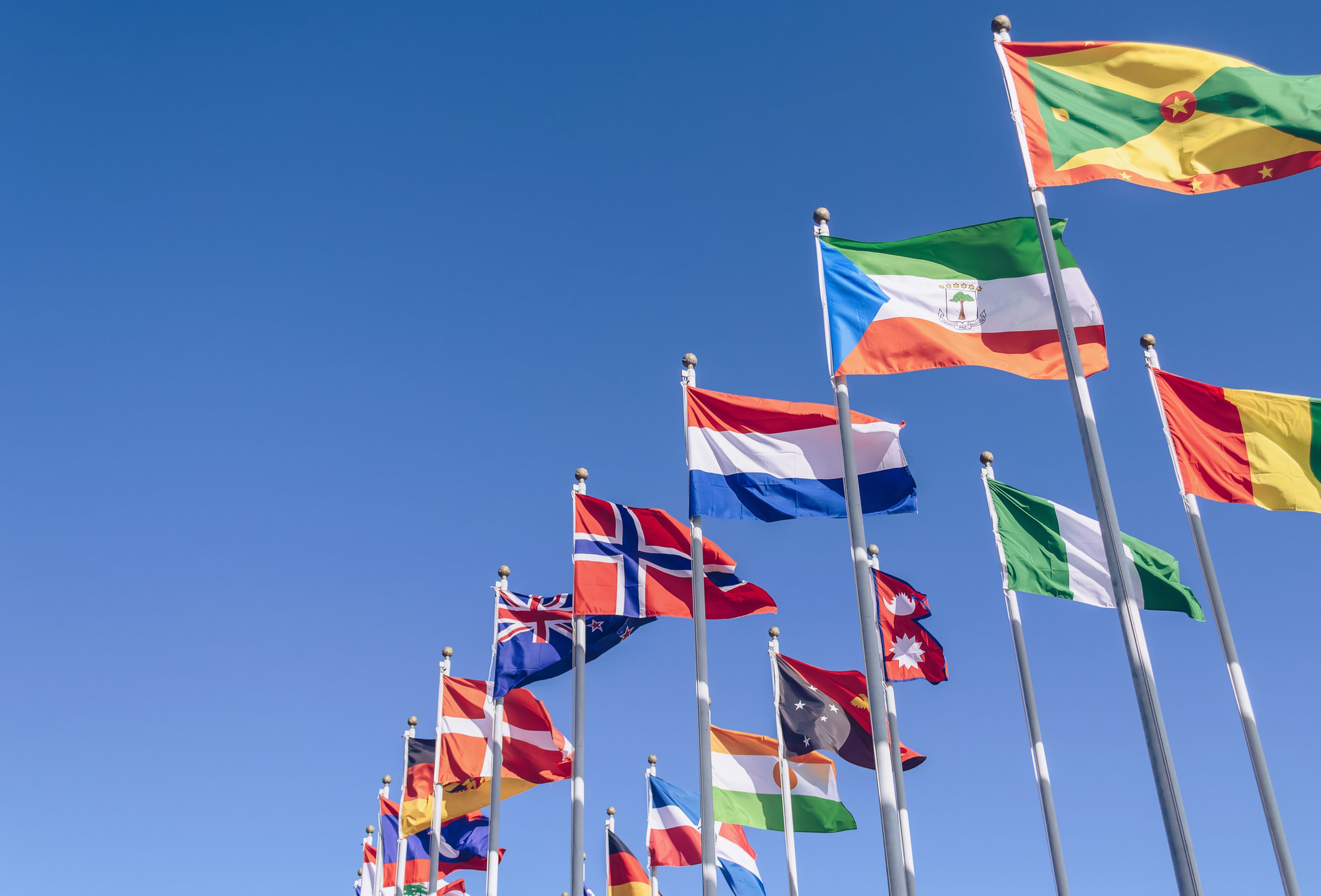 Banderas de varios países