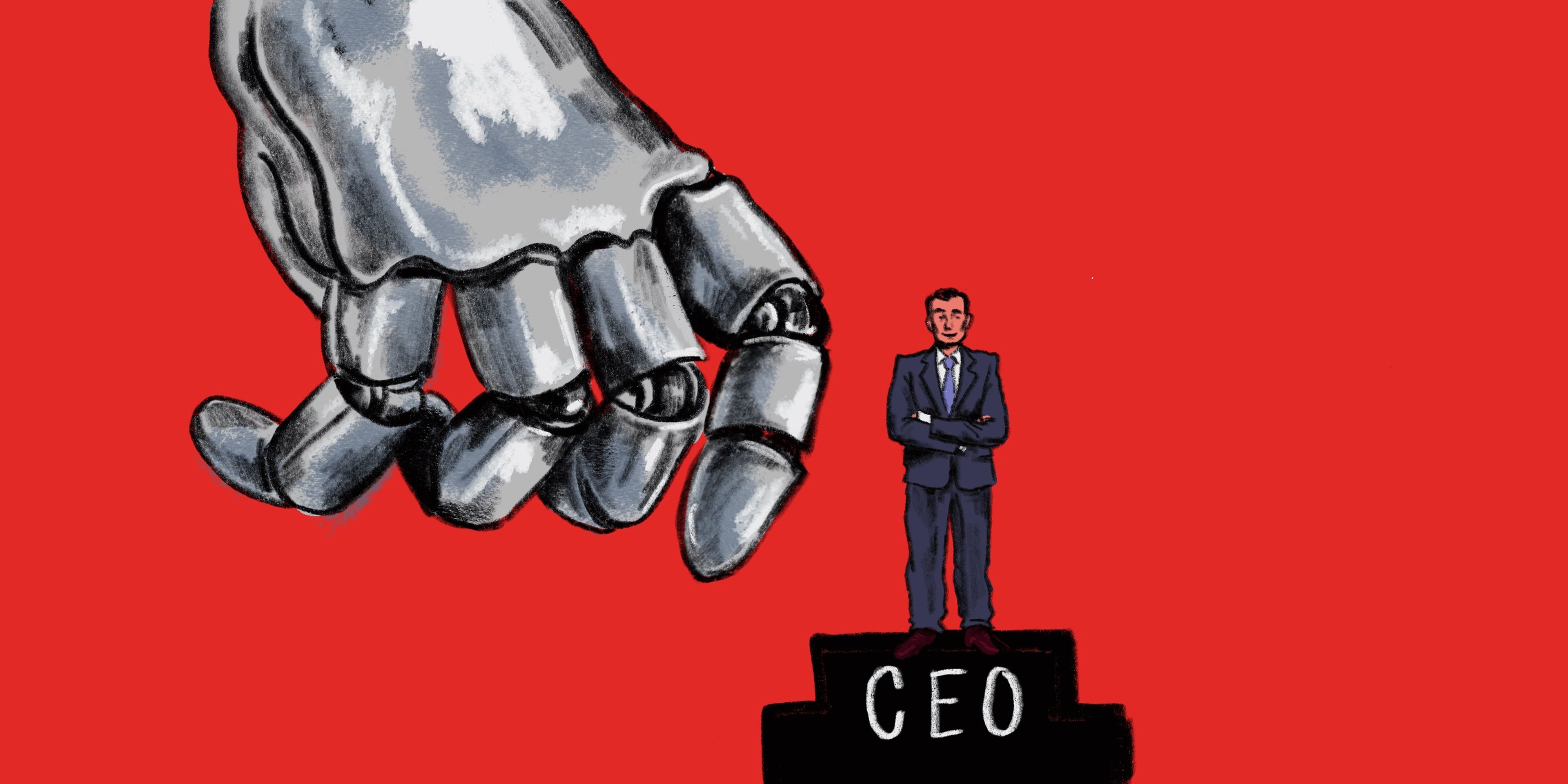 CEOs e inteligencia artificial.