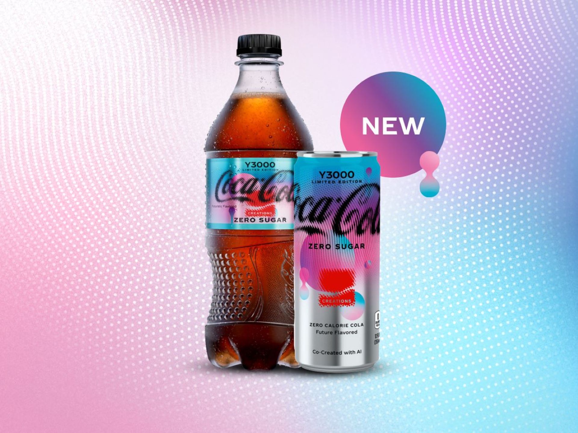 Nueva CocaCola "cocreada con IA" a qué sabe y huele CocaCola Y3000
