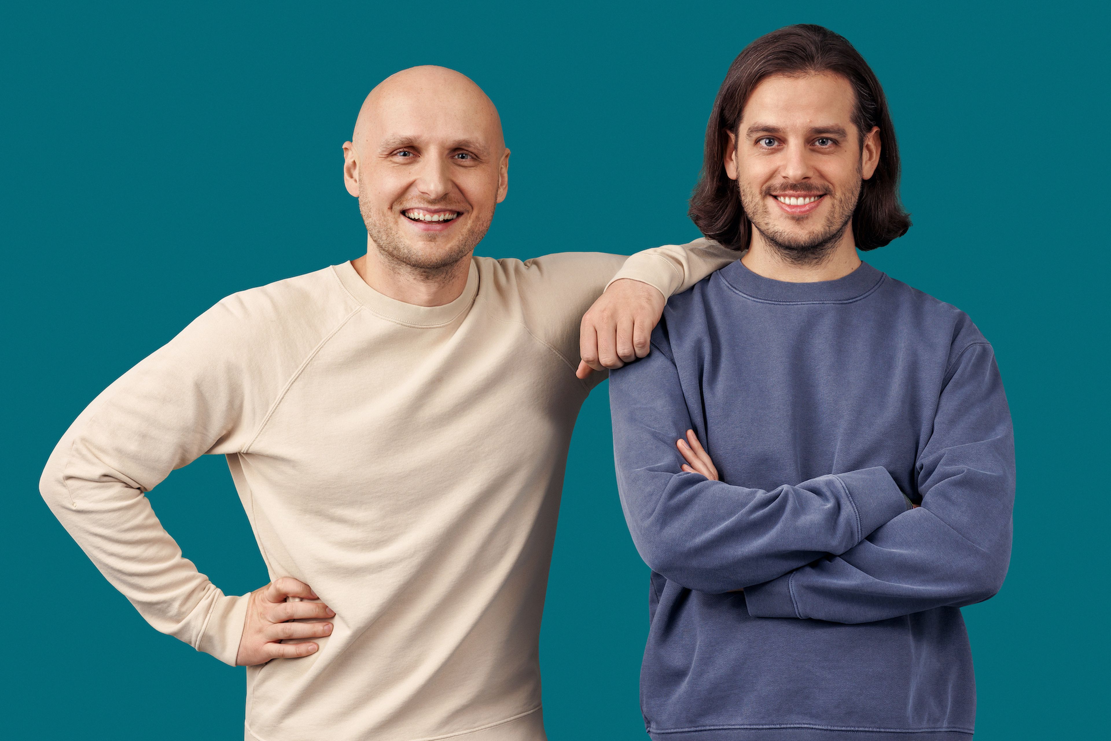 Los cofundadores y codirectores ejecutivos de Nord Secirity (NordVPN), Tom Okman y Eimantas Sabaliauskas.