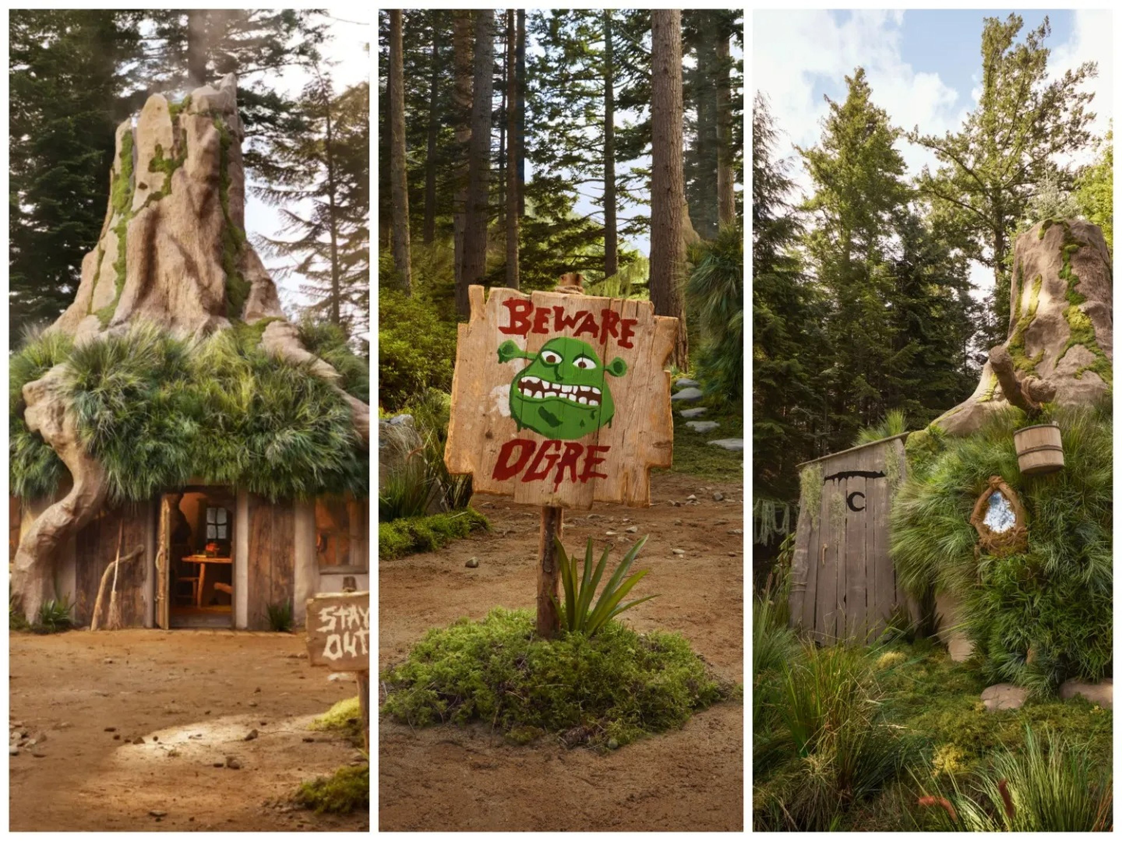 Los fans de Shrek pueden solicitar reservar una estancia en la ciénaga de Shrek de forma gratuita en Airbnb.