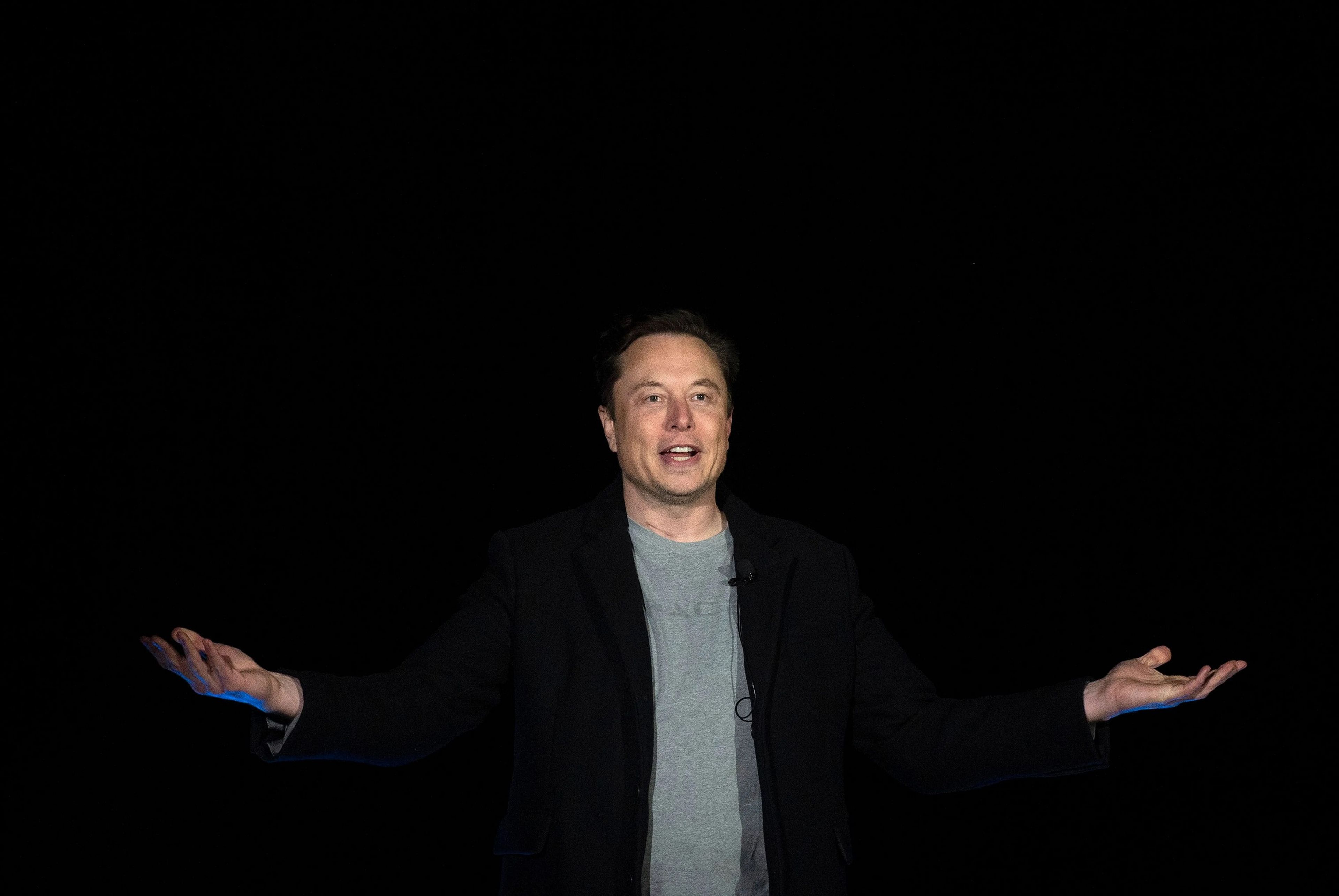 Elon Musk durante una conferencia en Texas el 10 de febrero de 2022.