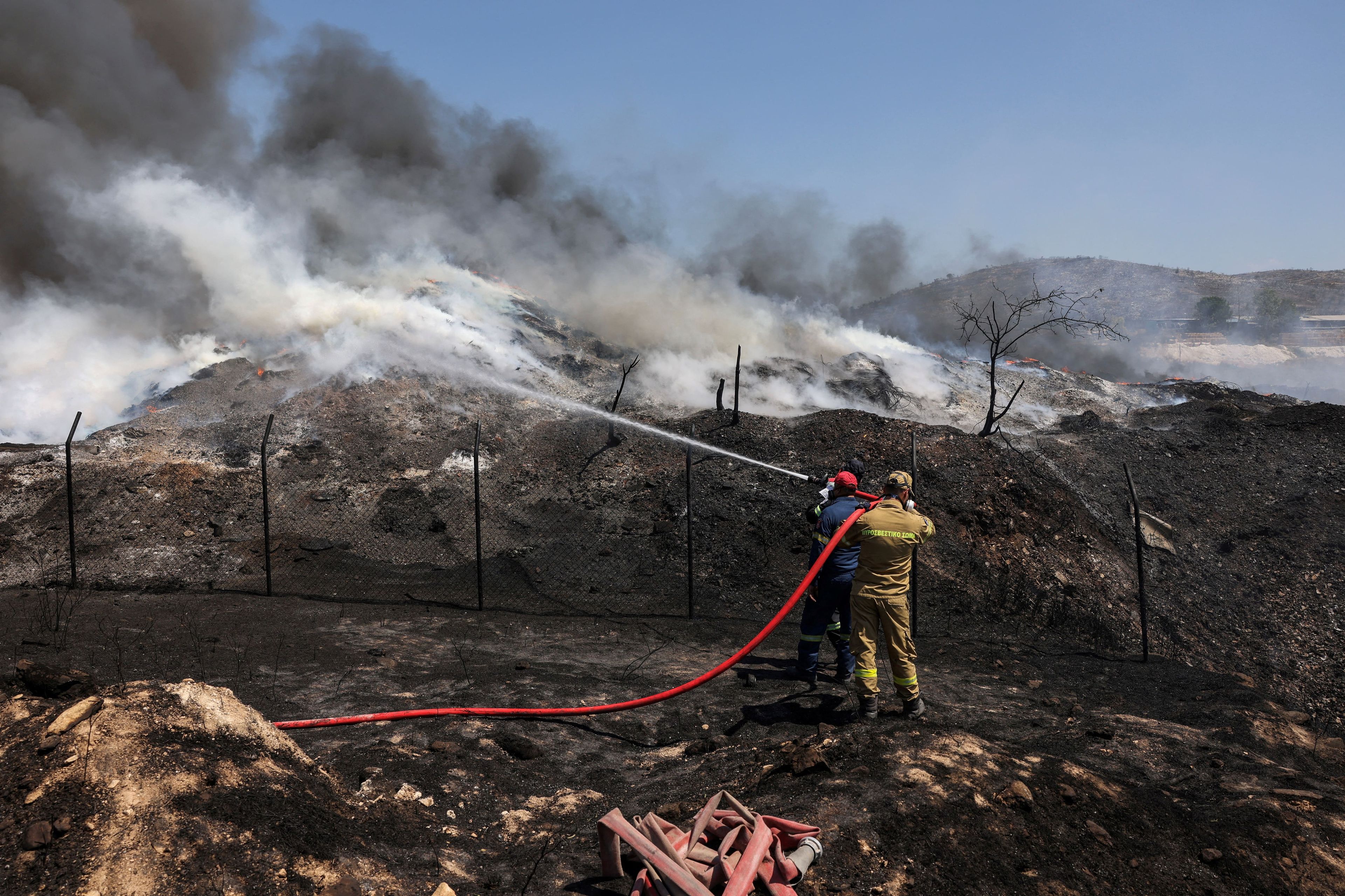 El fuego en Evros (Grecia) ha arrasado más de 90.000 hectáreas en 2023.