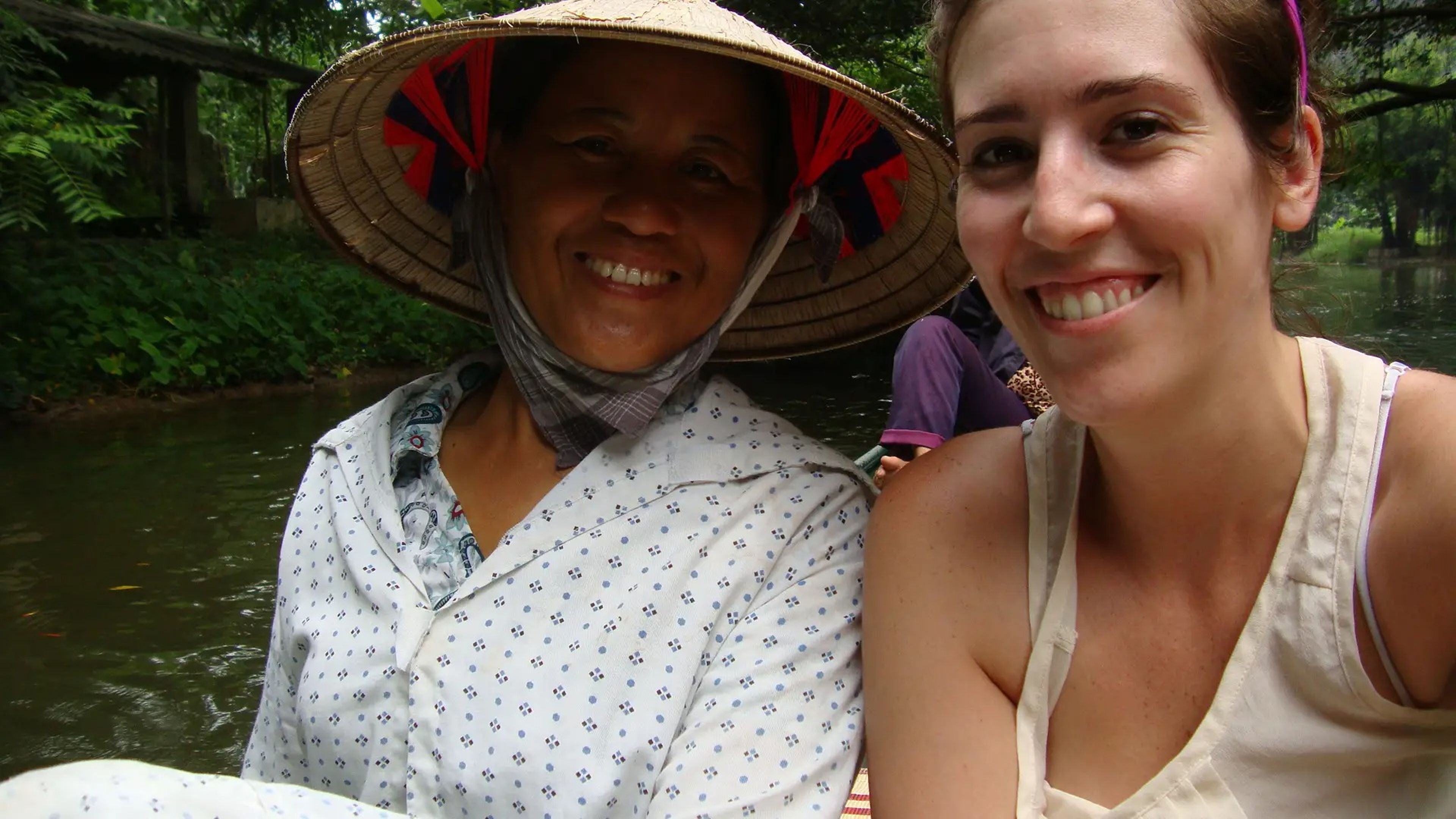 Michelle Gross on a solo trip to Hanoi, Vietnam.