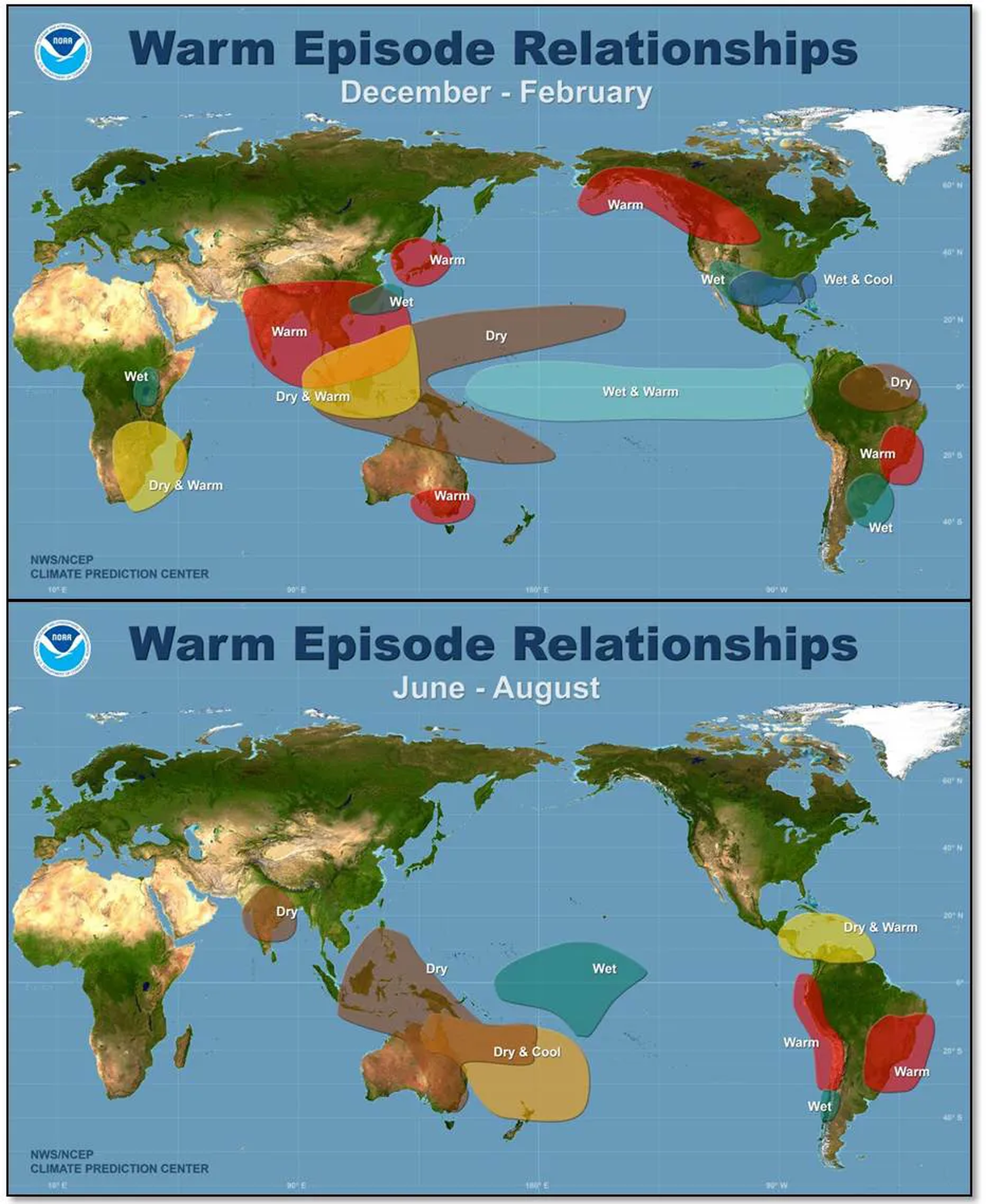 Impacto de El Niño a nivel global.