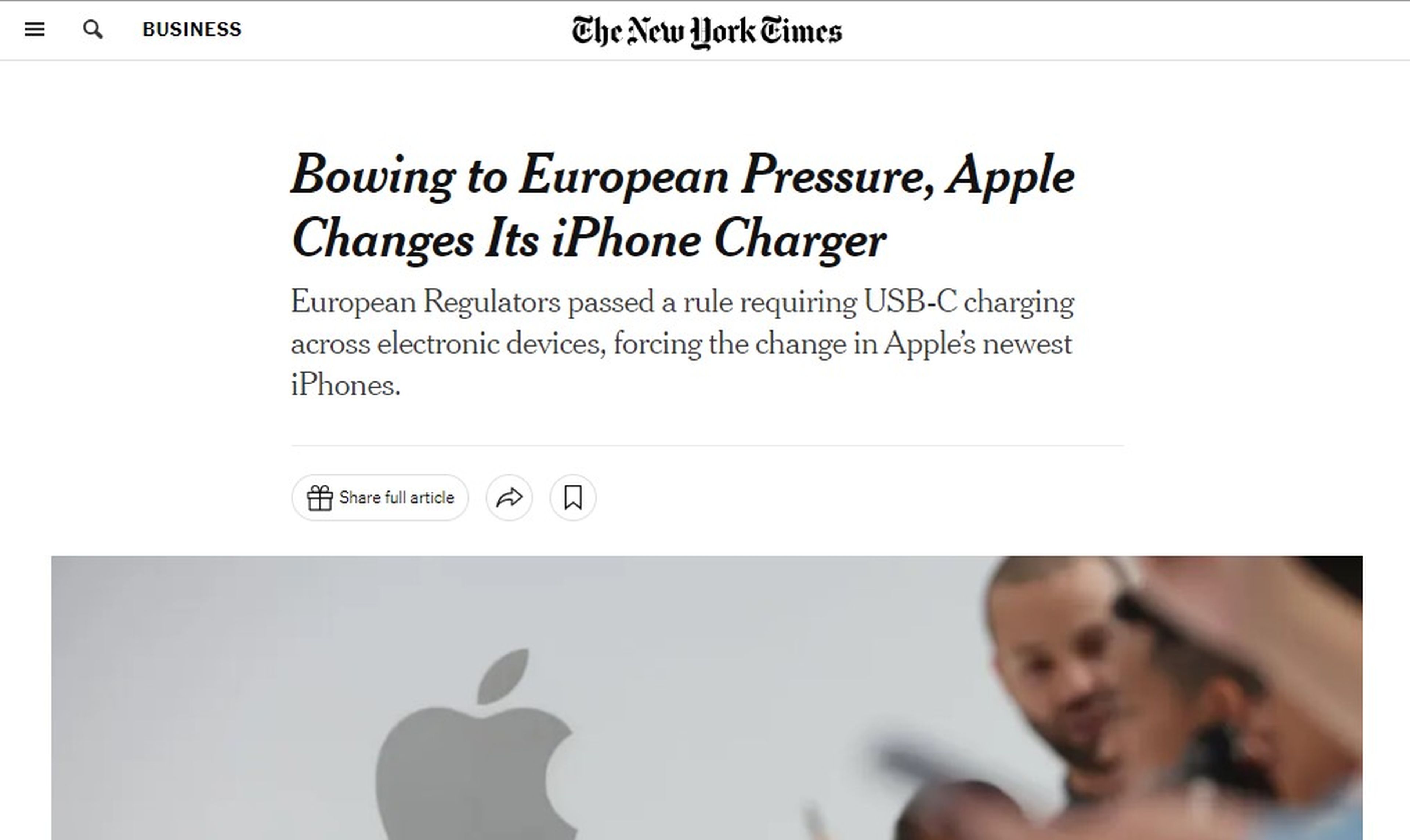 NYT, iphone 15