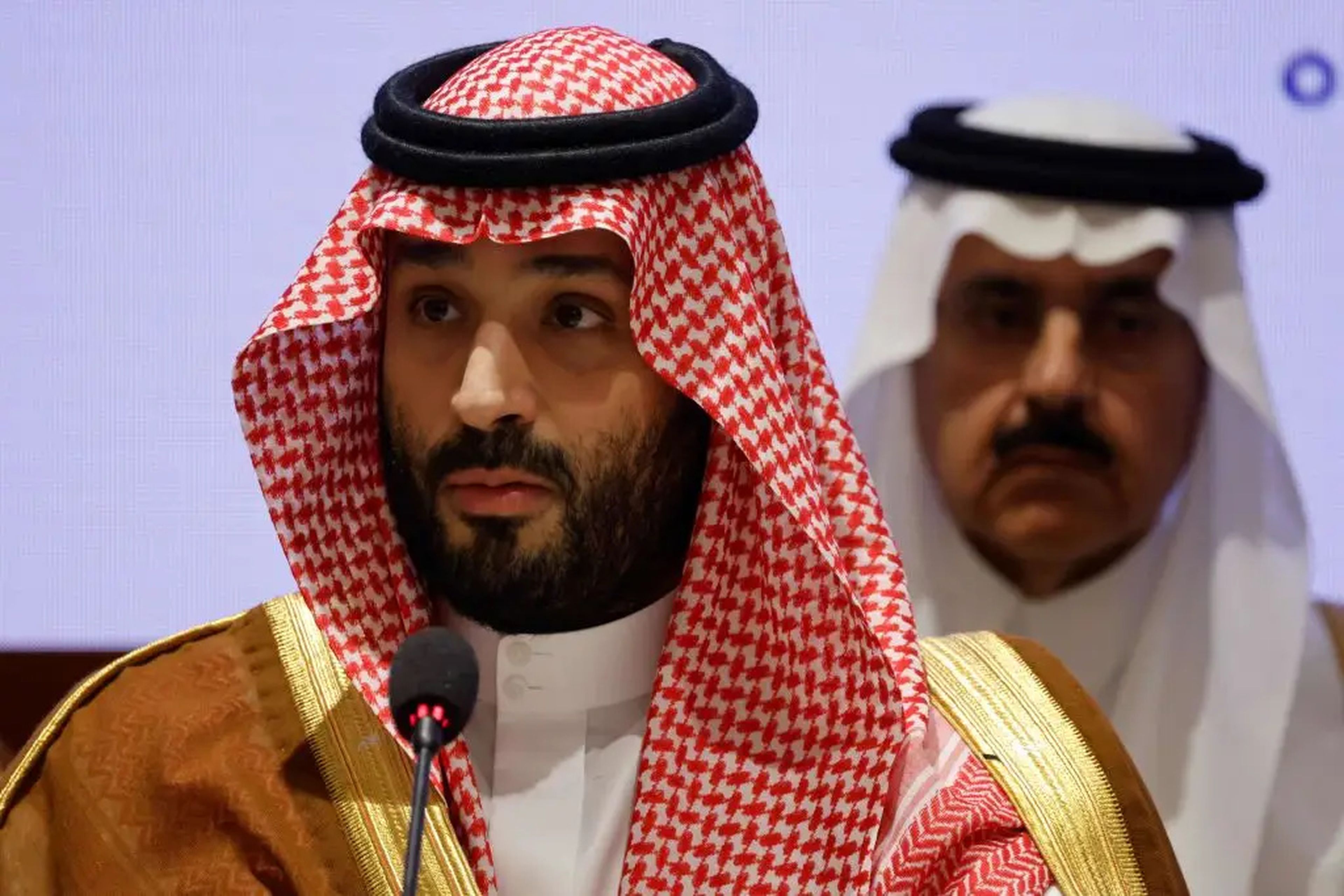 El príncipe heredero saudí Mohammed en la cumbre del G20 celebrada este mes en Nueva Delhi.
