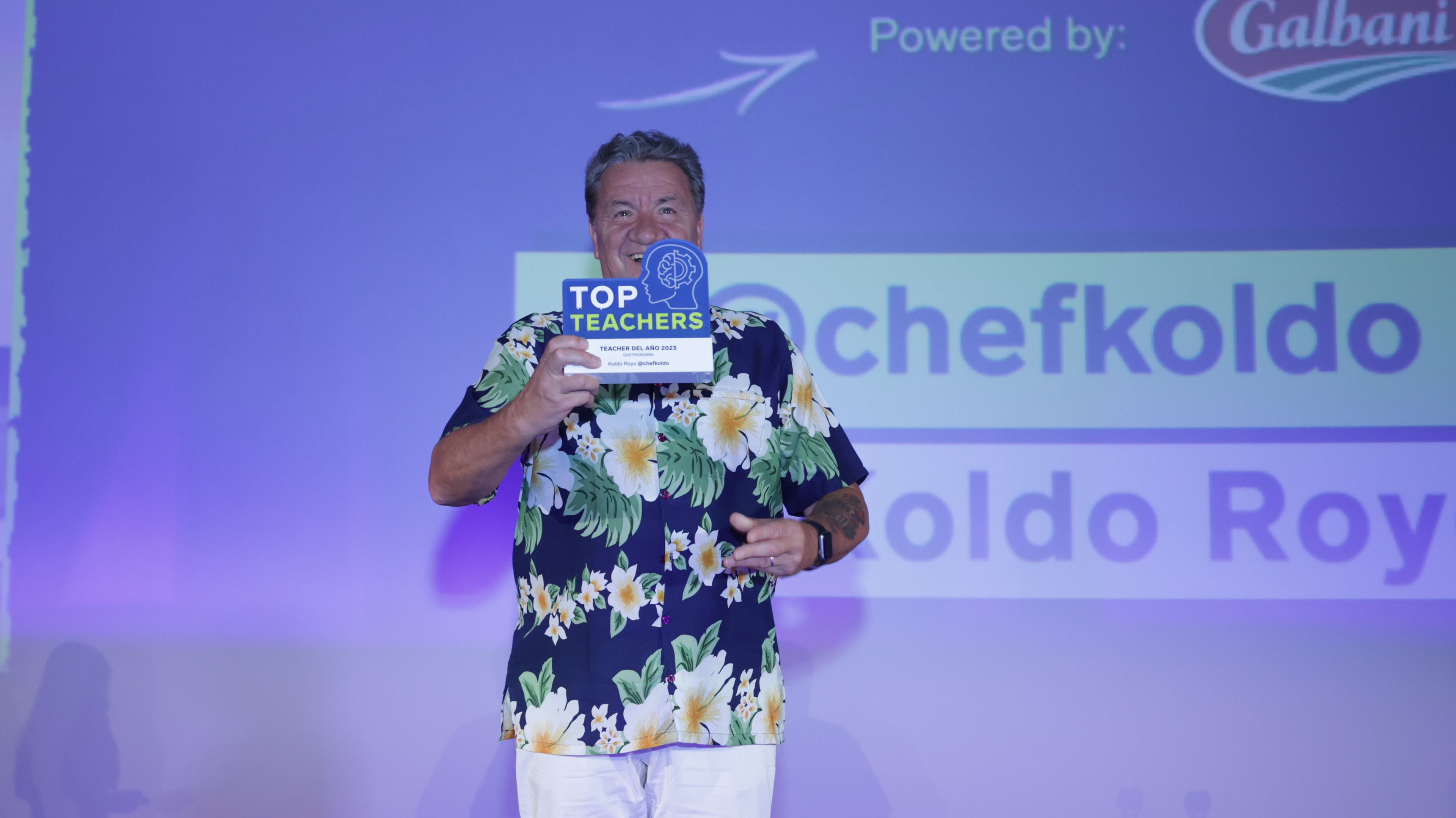 Koldo Roto, ganador de la categoría de Gastronomía.