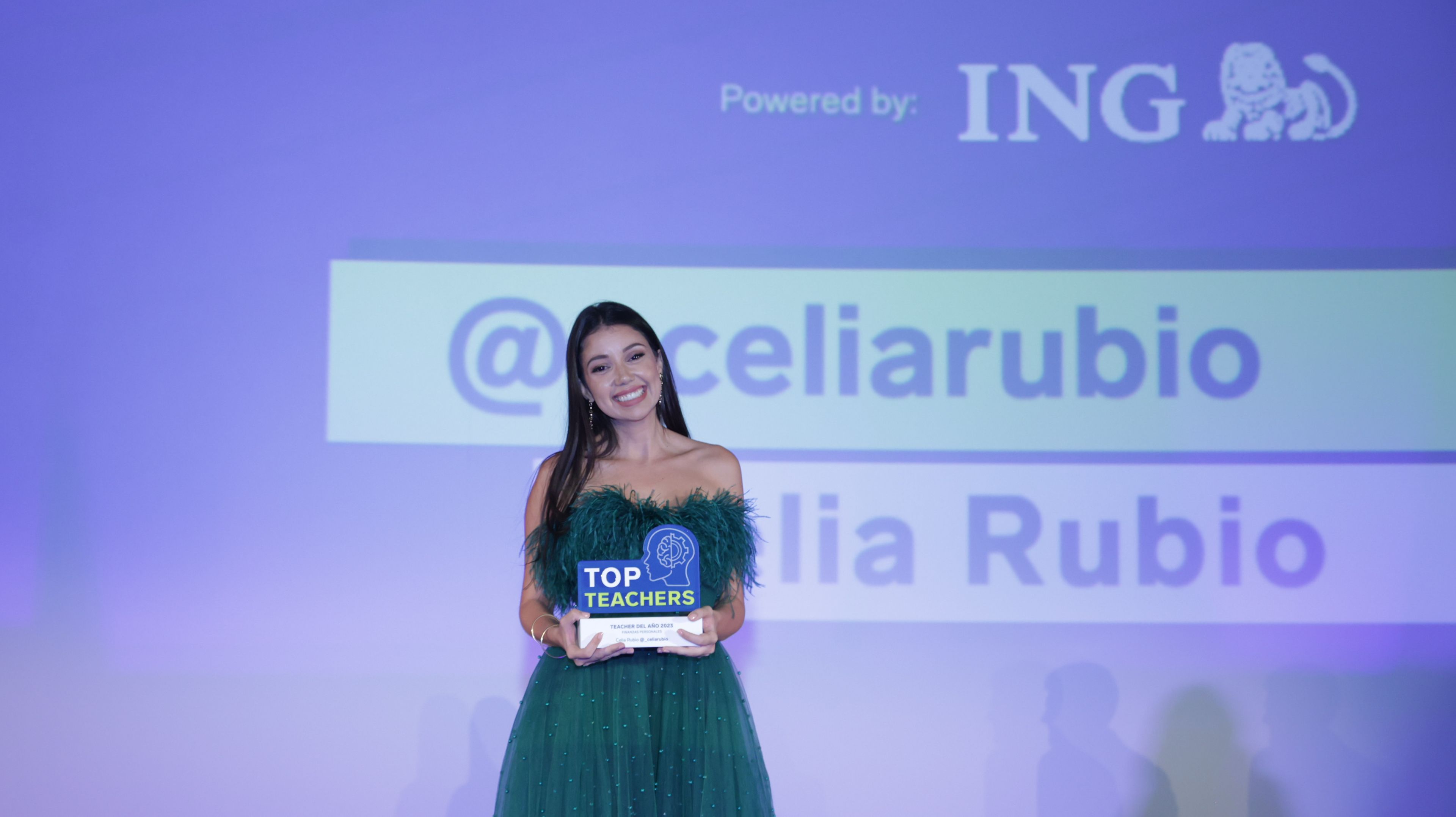Celia Rubio, ganadora de la categoría de Finanzas Personales.