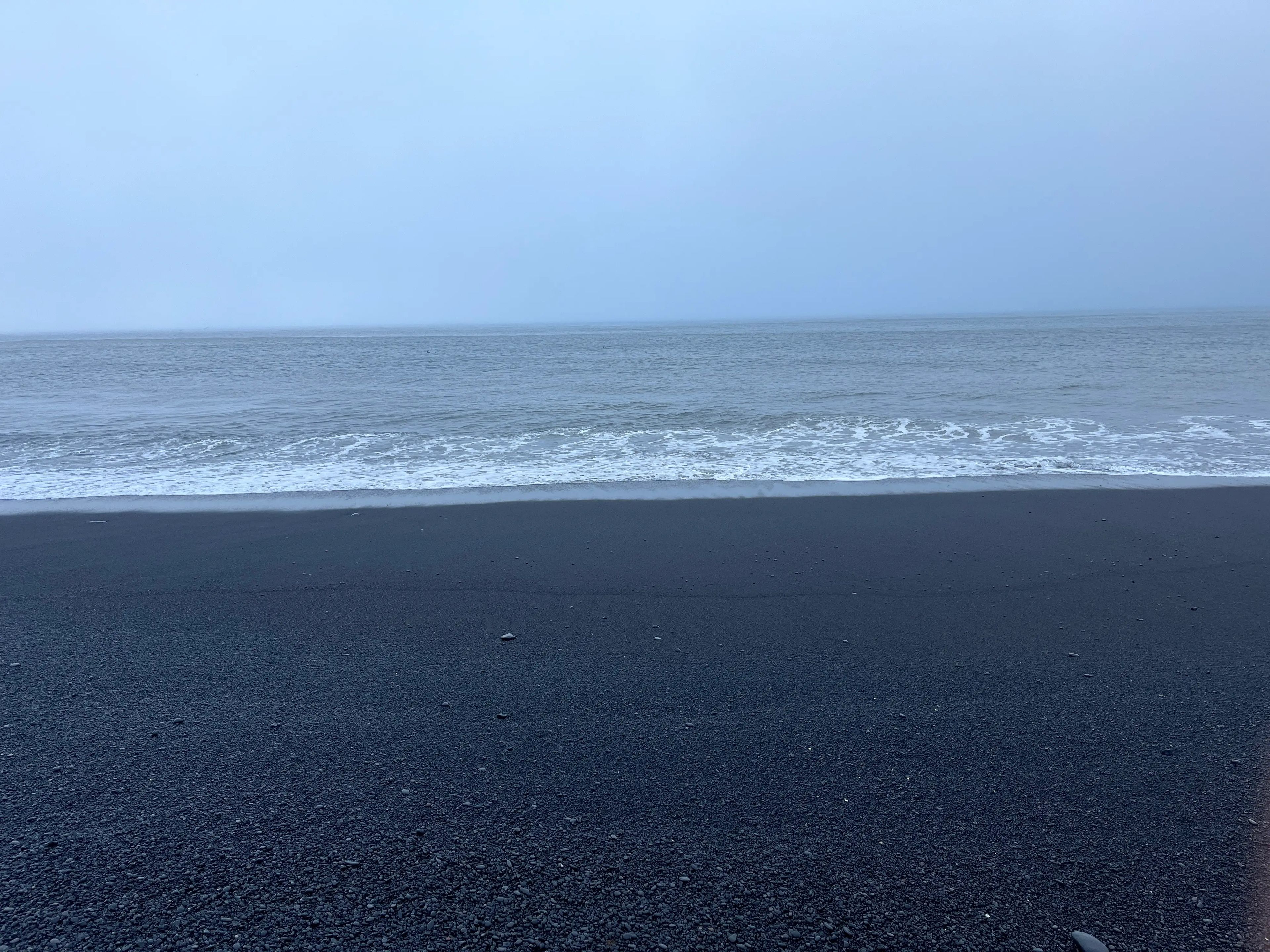Víkurfjara, a black sand beach in Iceland