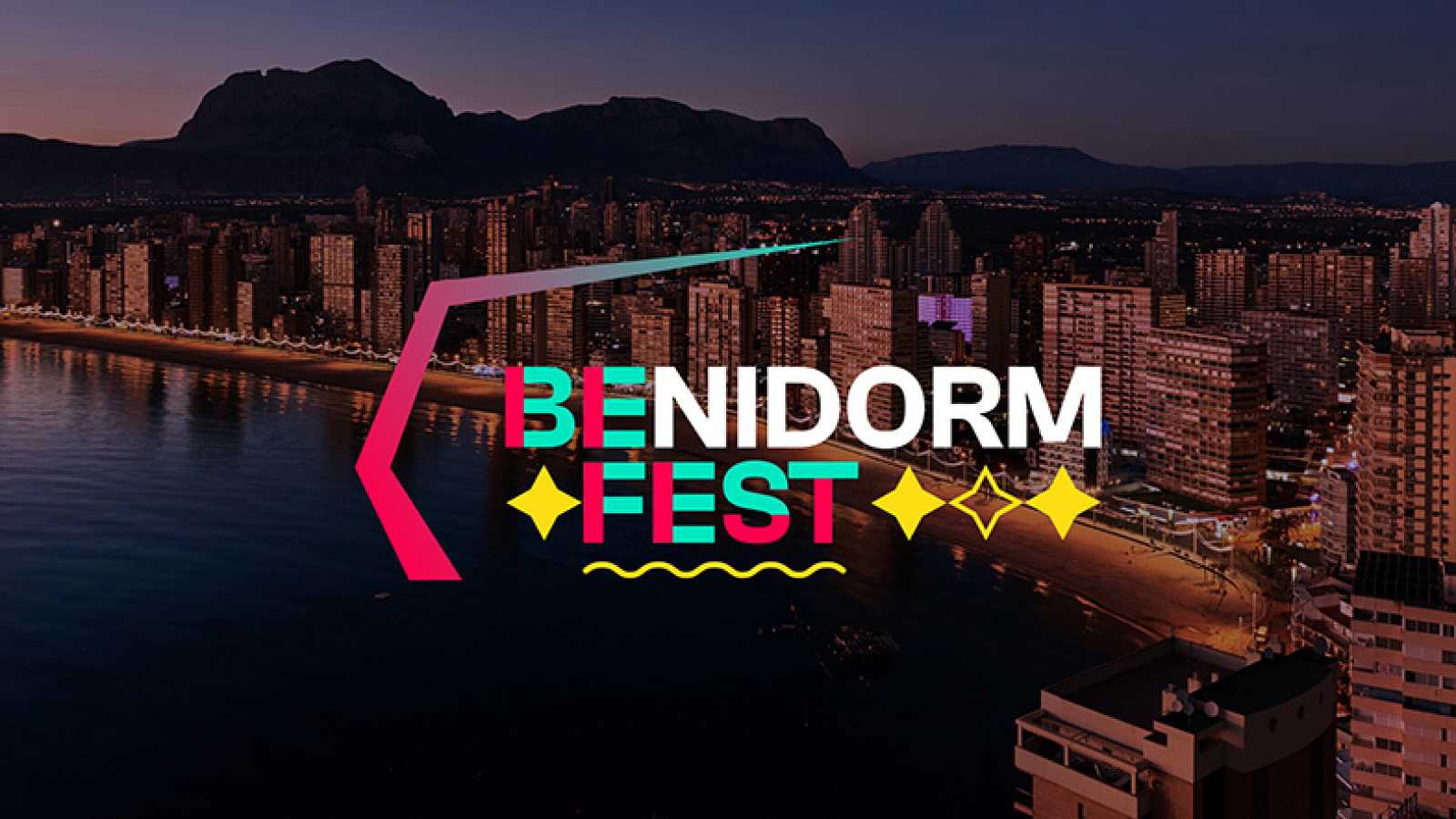 Cartel promocional del Benidorm Fest. 