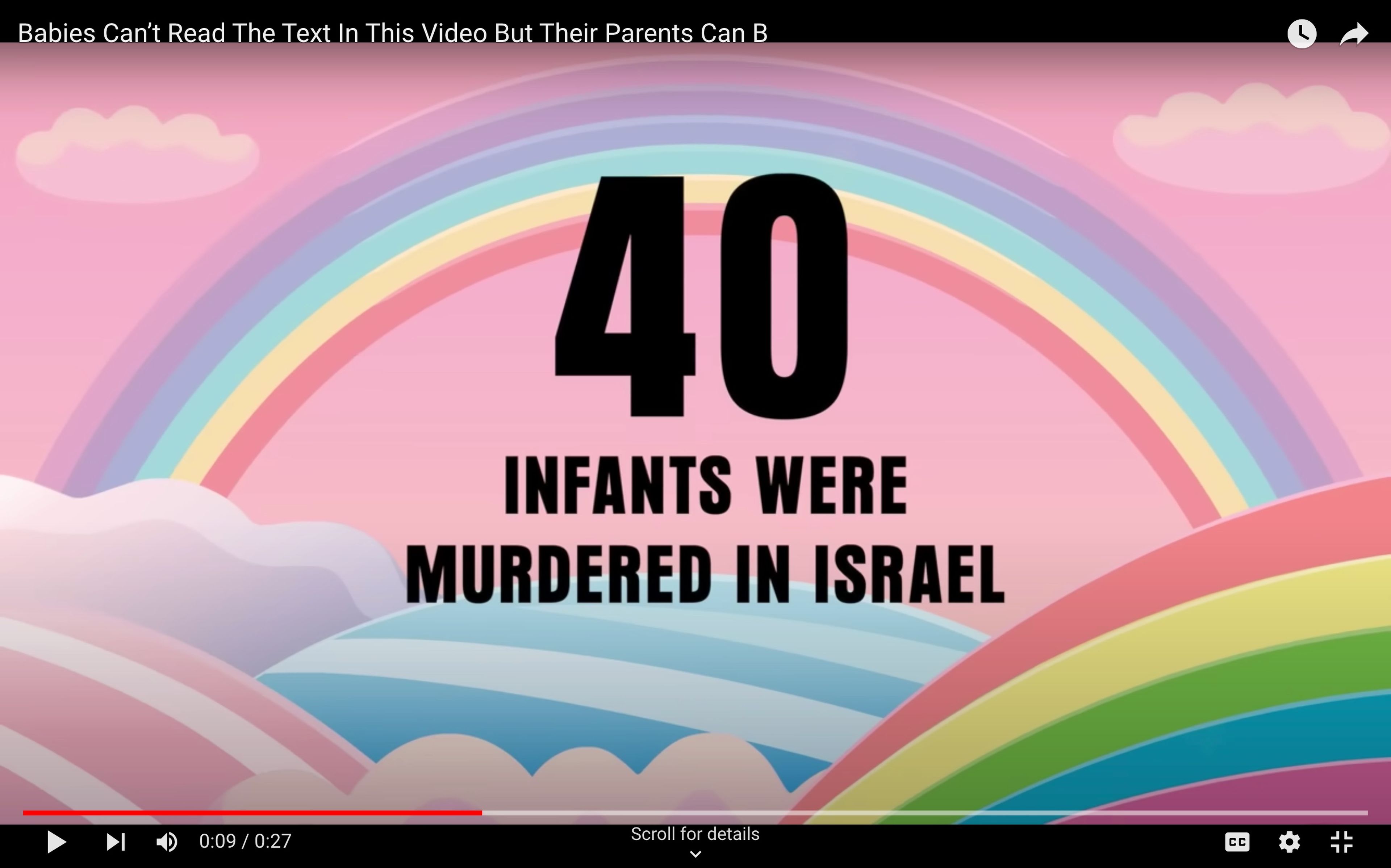 Anuncio Israel en YouTube.