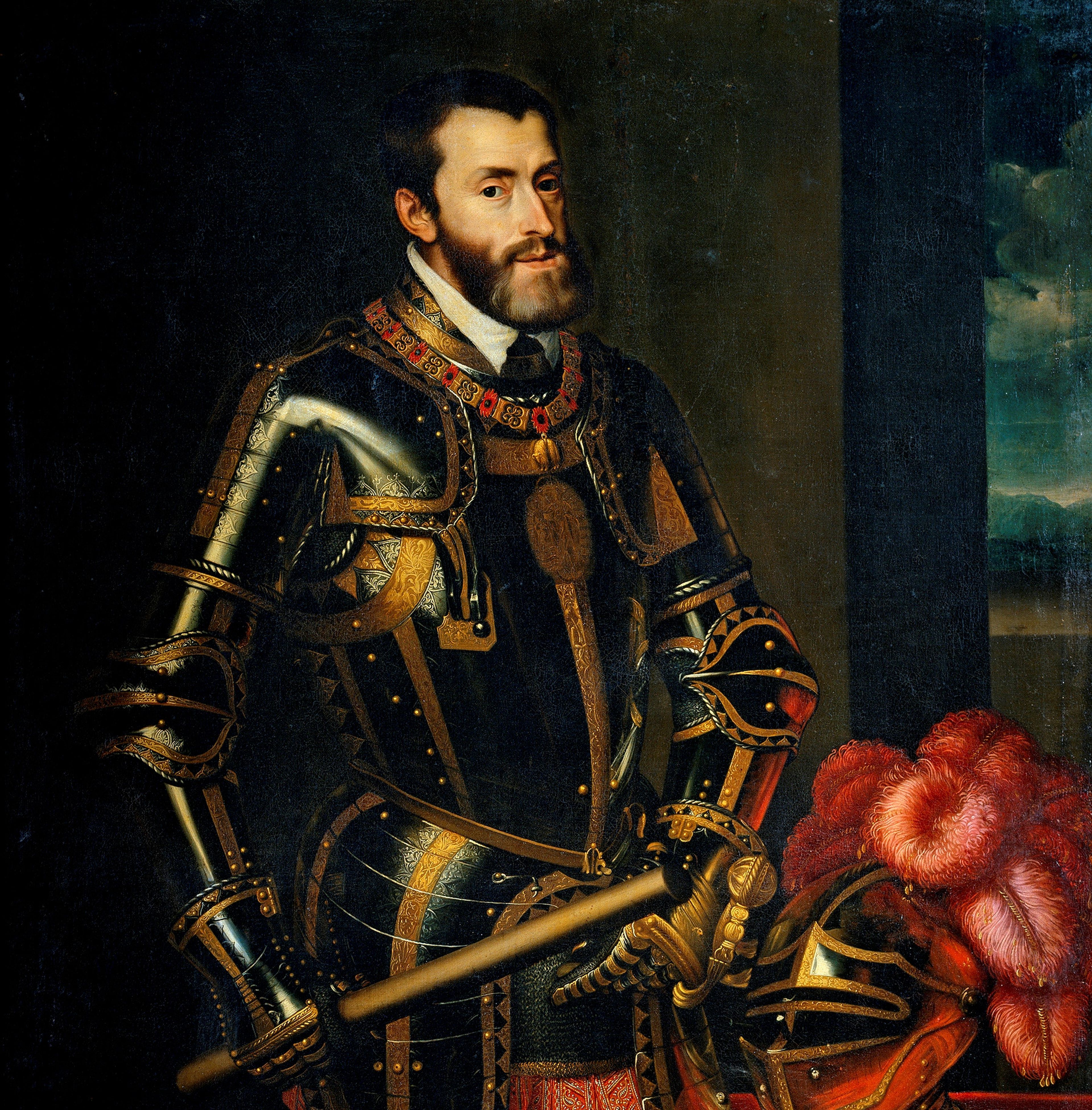 Carlos I, retrato de Juan Pantoja de la Cruz.