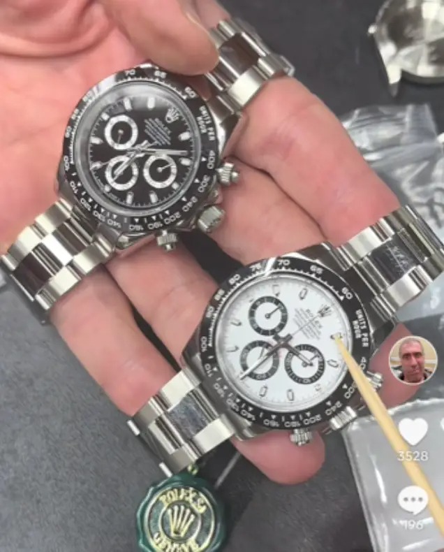 Rolex falso vs online original