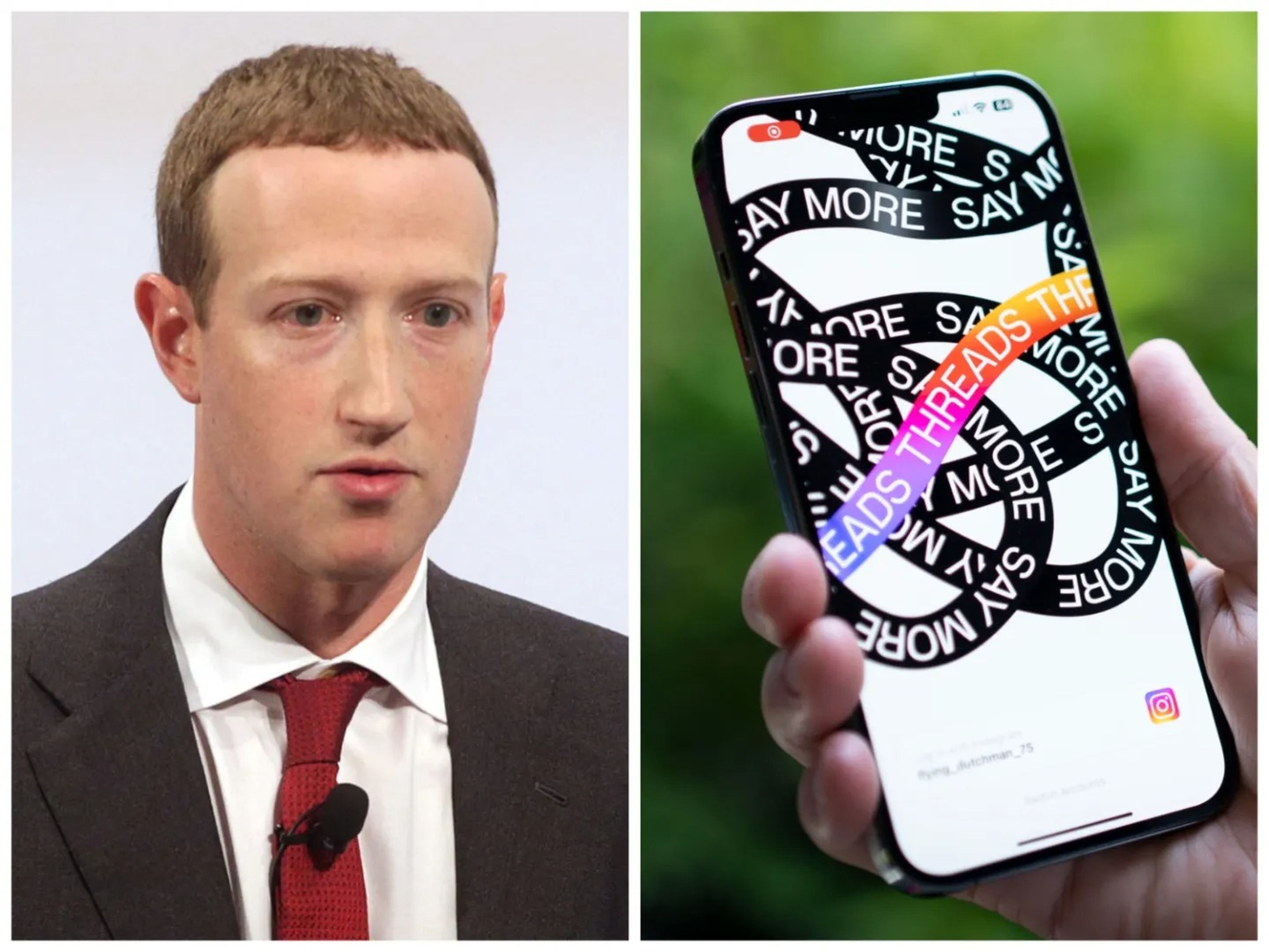Mark Zuckerberg, CEO y fundador de Meta (la matriz de Facebook, Instagram, WhatsApp y Threads).