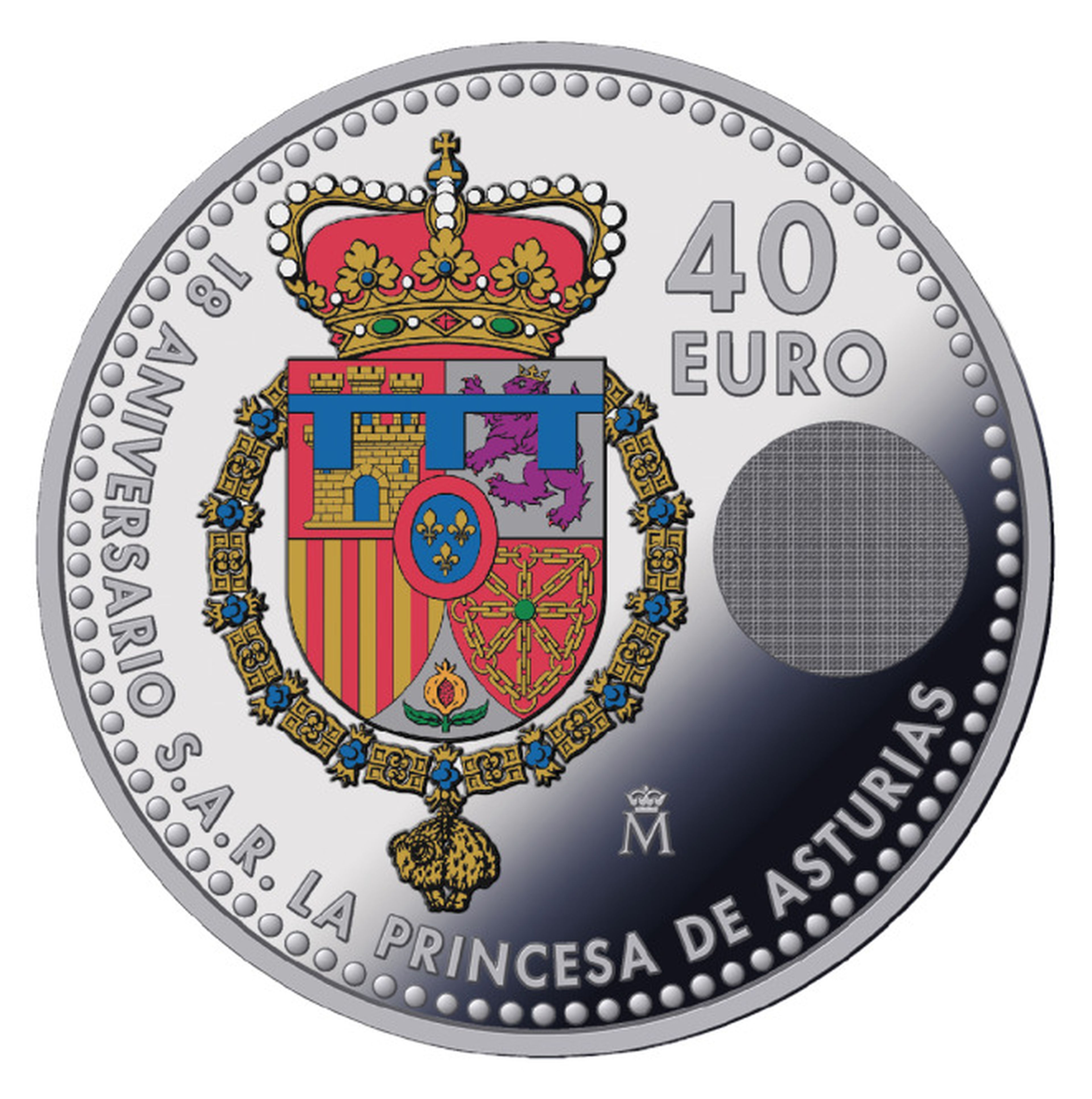 Moneda de la princesa Leonor.