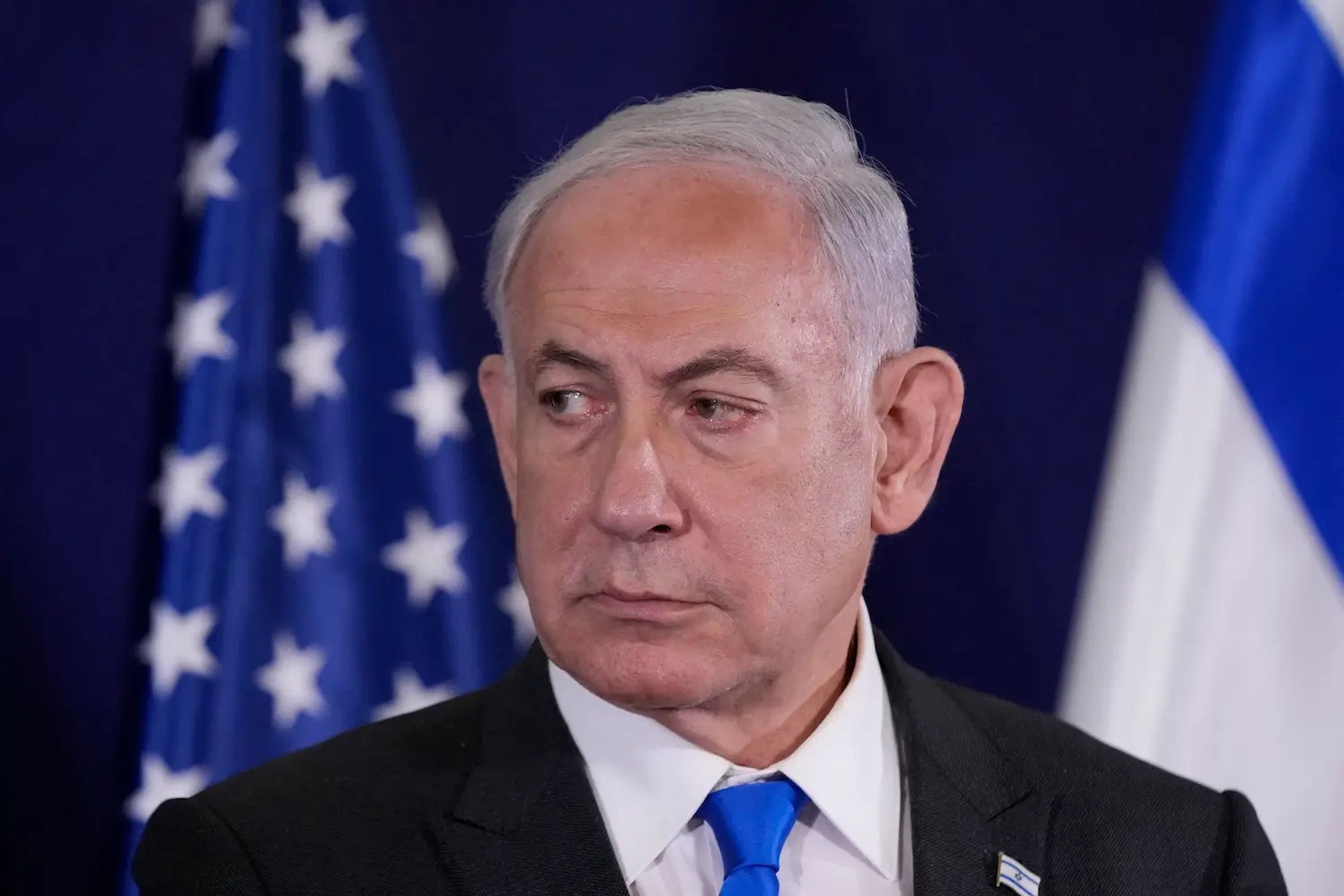 El primer ministro israelí Benjamin Netanyahu en Tel Aviv, Israel, el 12 de octubre de 2023.