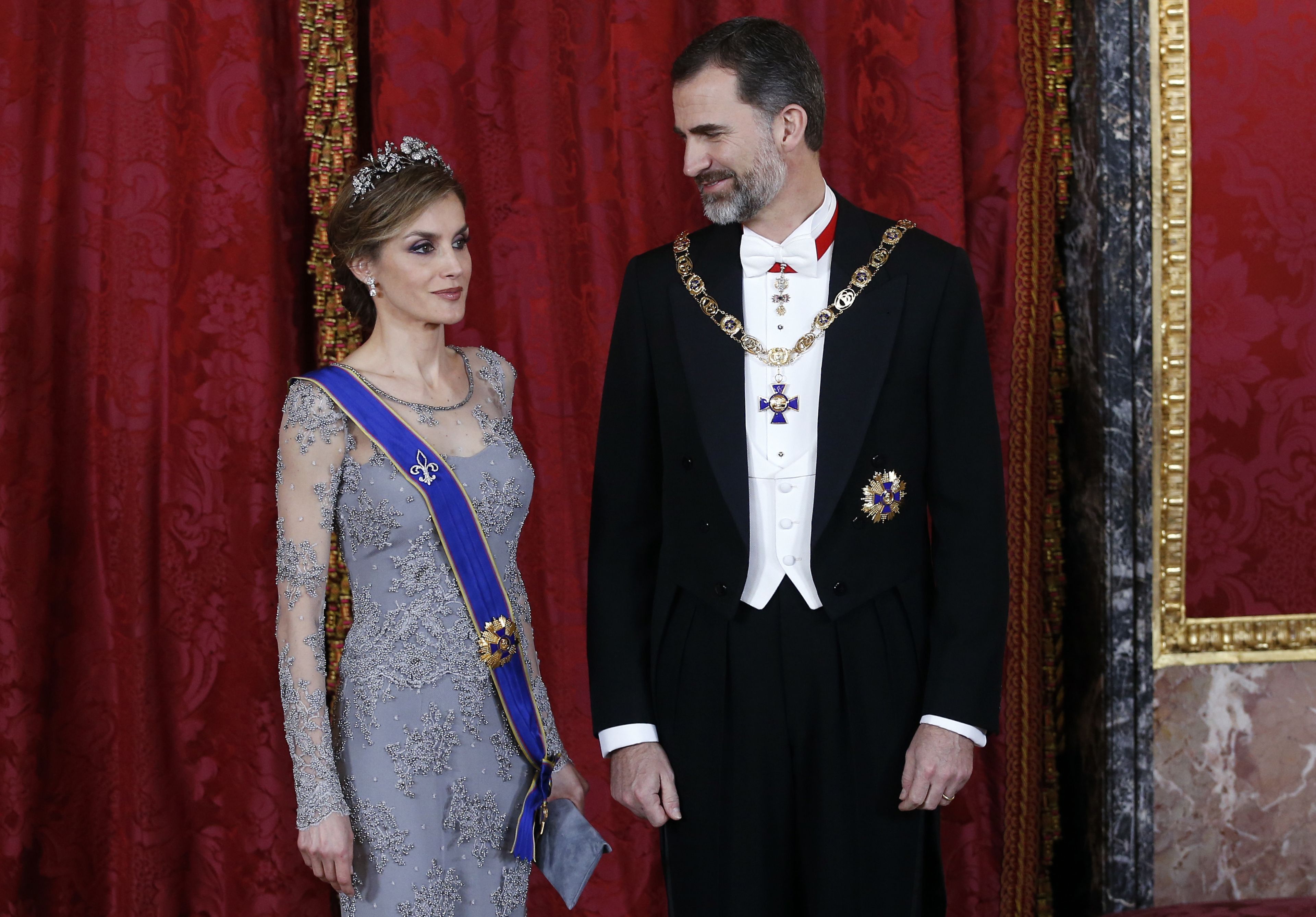 La reina Letizia y el rey Felipe.