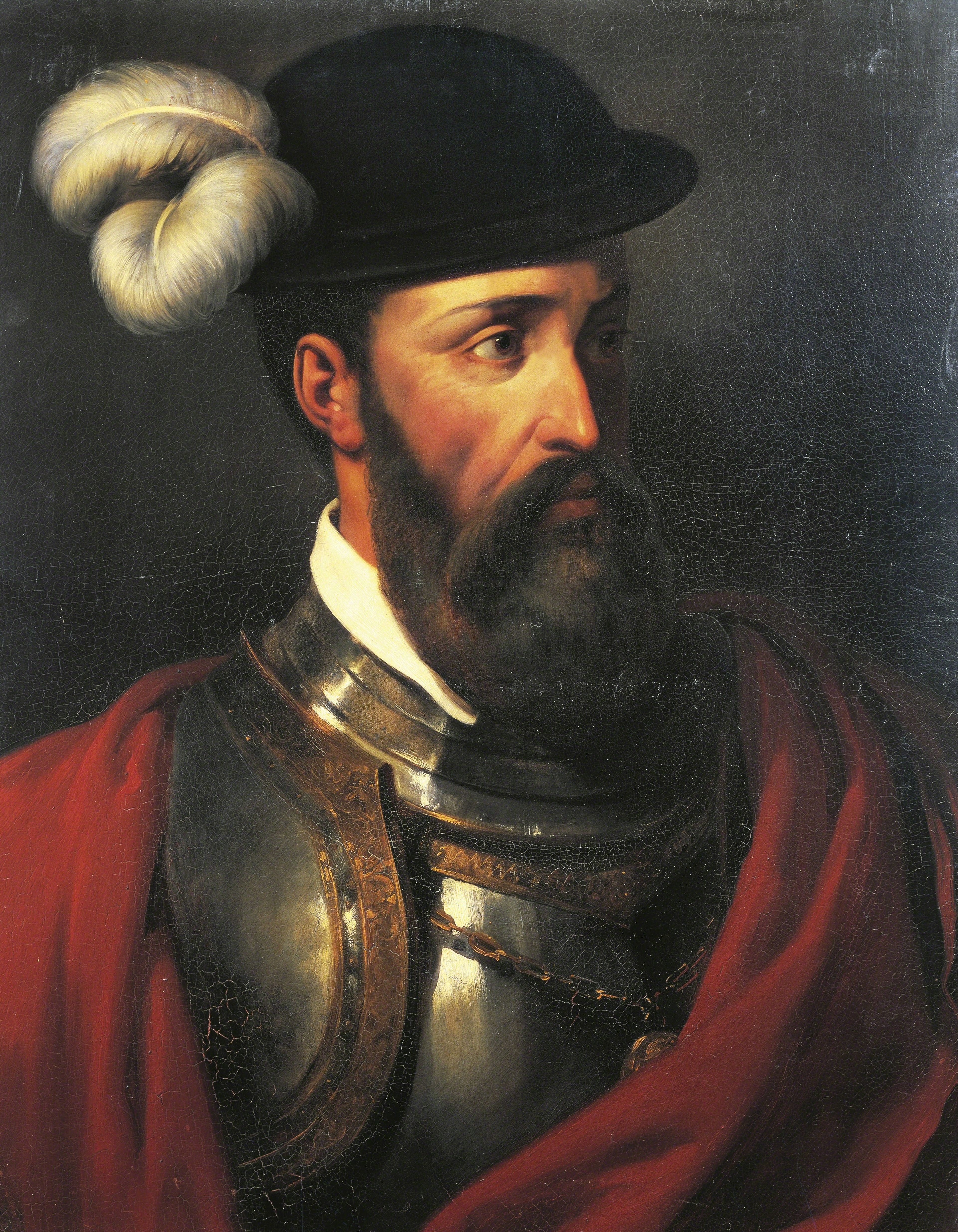 Retrato de Francisco Pizarro.