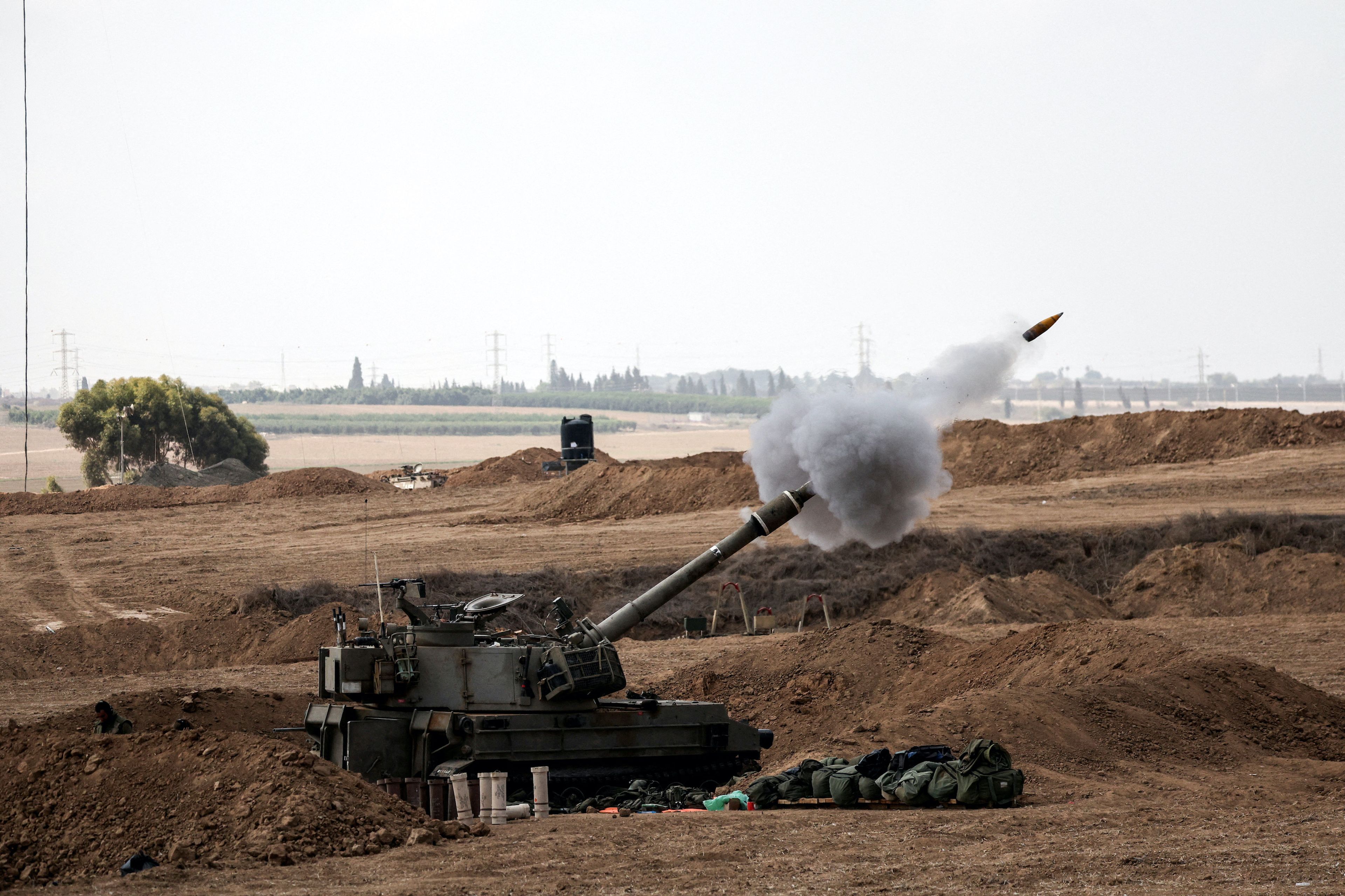 Un tanque de la guerra de Israel en Gaza