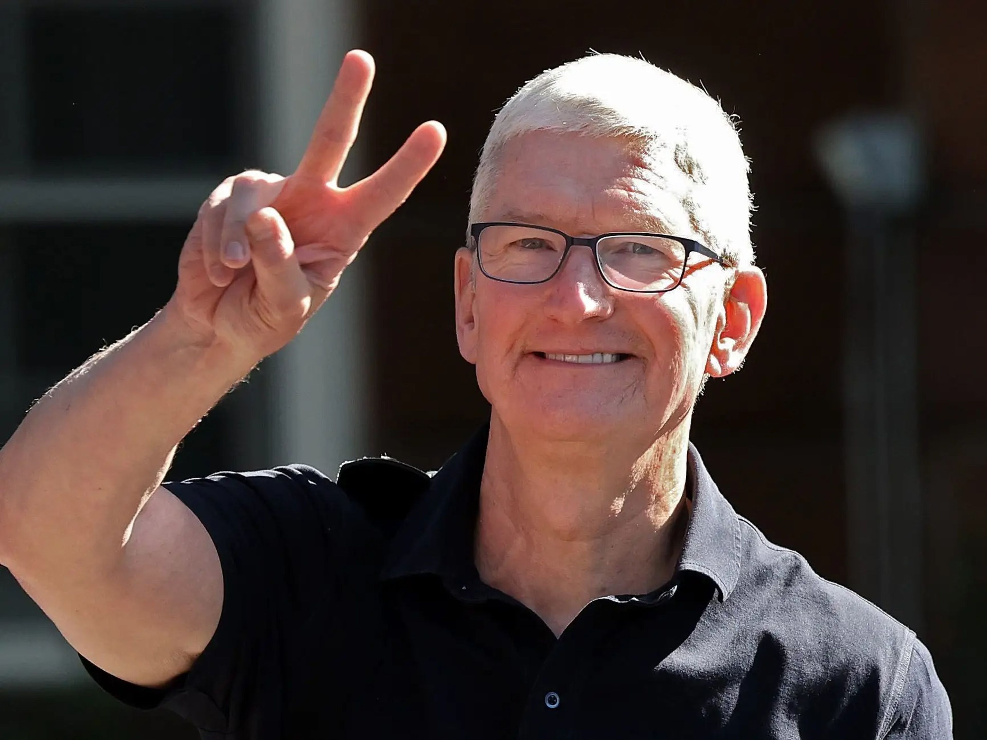 Tim Cook's hobbies include cycling and rock climbing.