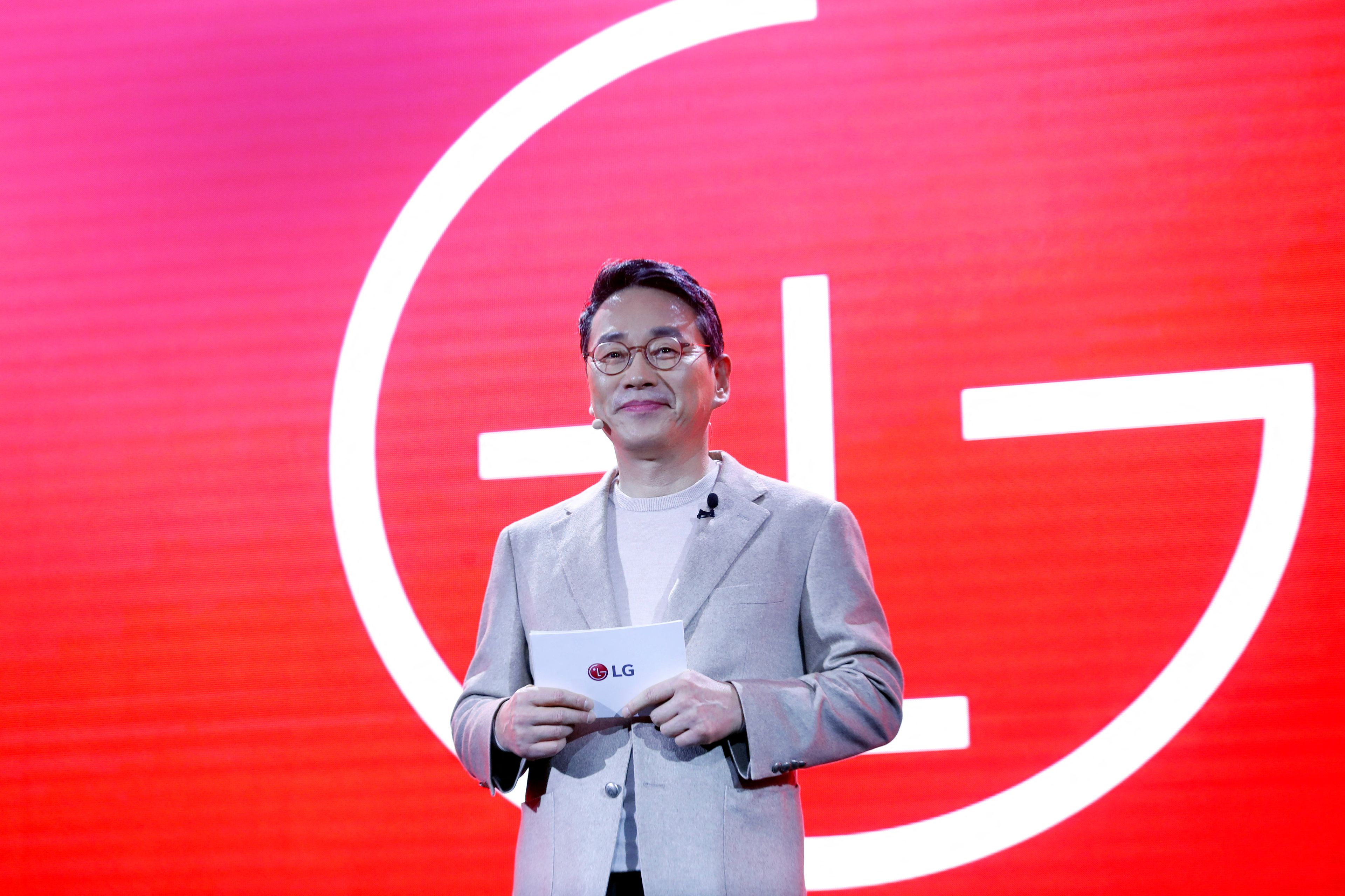 William Cho, CEO de LG Electronics, en CES 2023