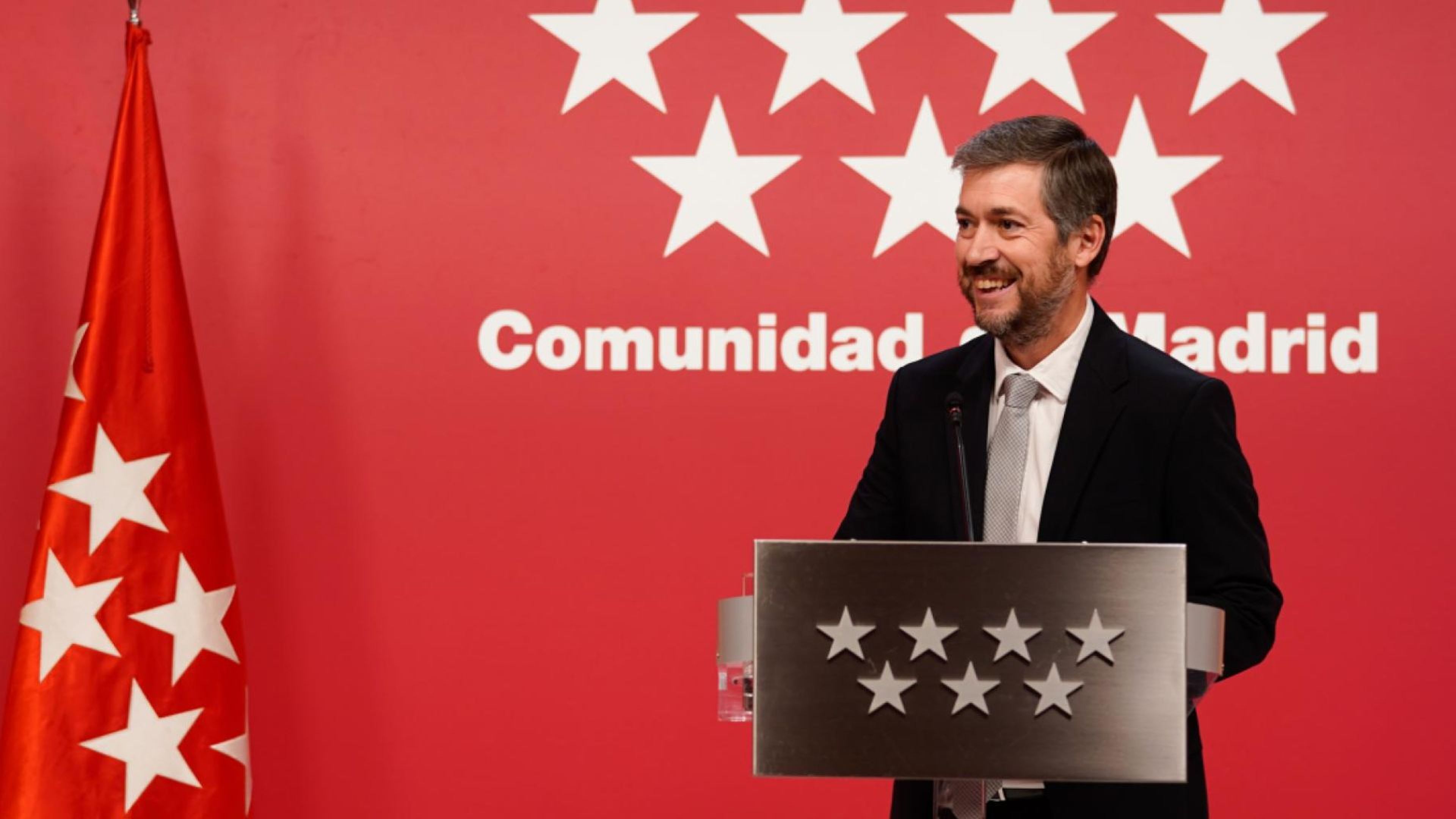El consejero de Presidencia, Justicia y Administración Local de la Comunidad de Madrid, Miguel Ángel García Martín.